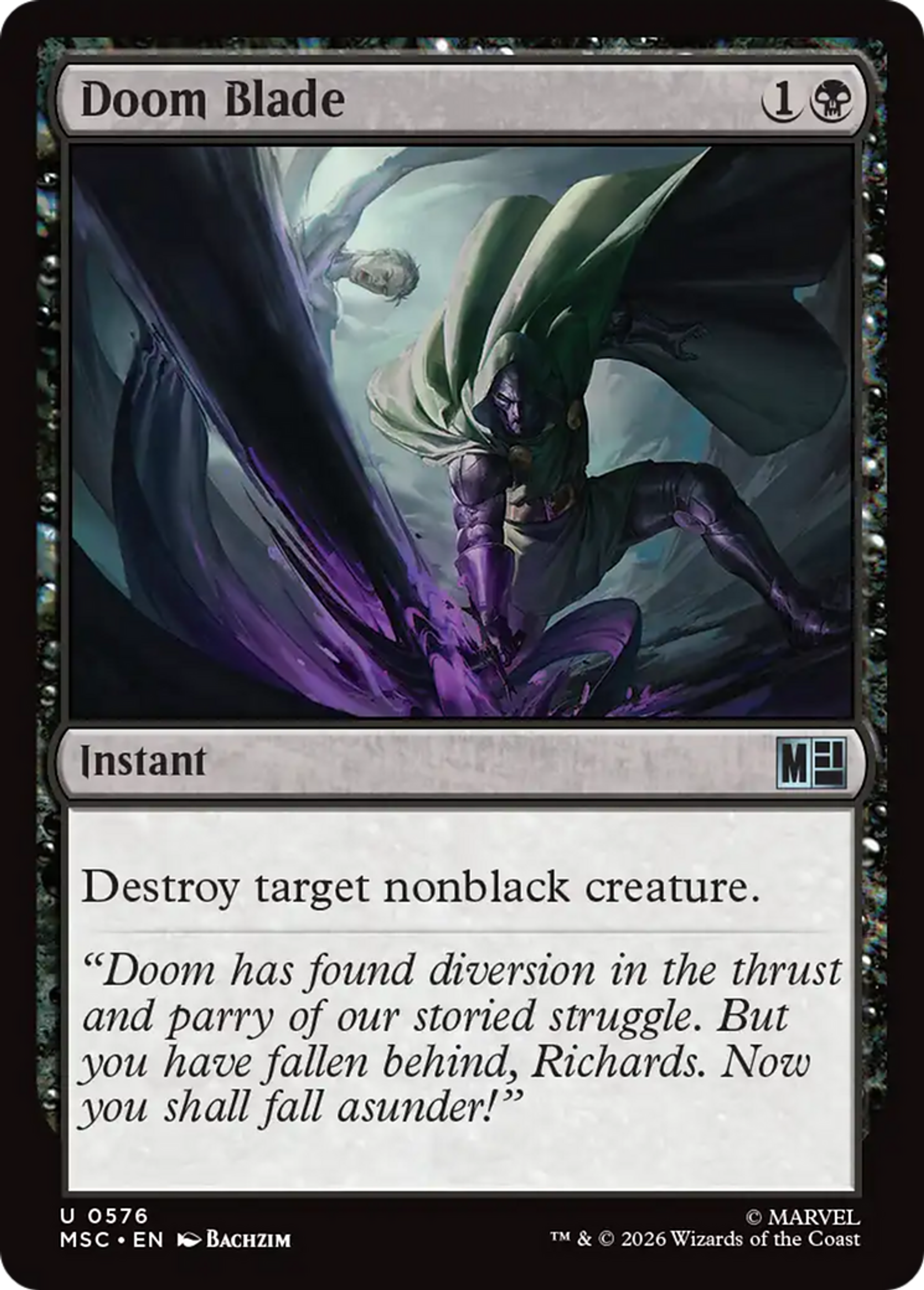 Doom Blade — Marvel Super Heroes Commander — Magic: The Gathering