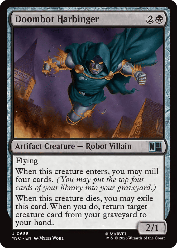 Doombot Harbinger — Marvel Super Heroes Commander — Magic: The Gathering