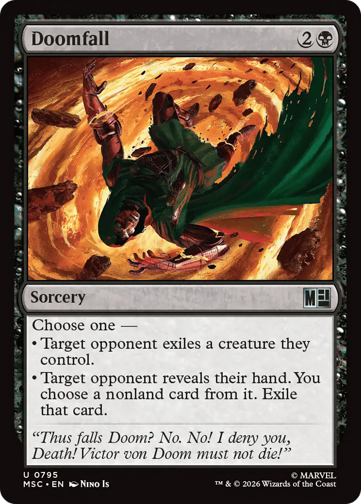 Doomfall — Marvel Super Heroes Commander — Magic: The Gathering