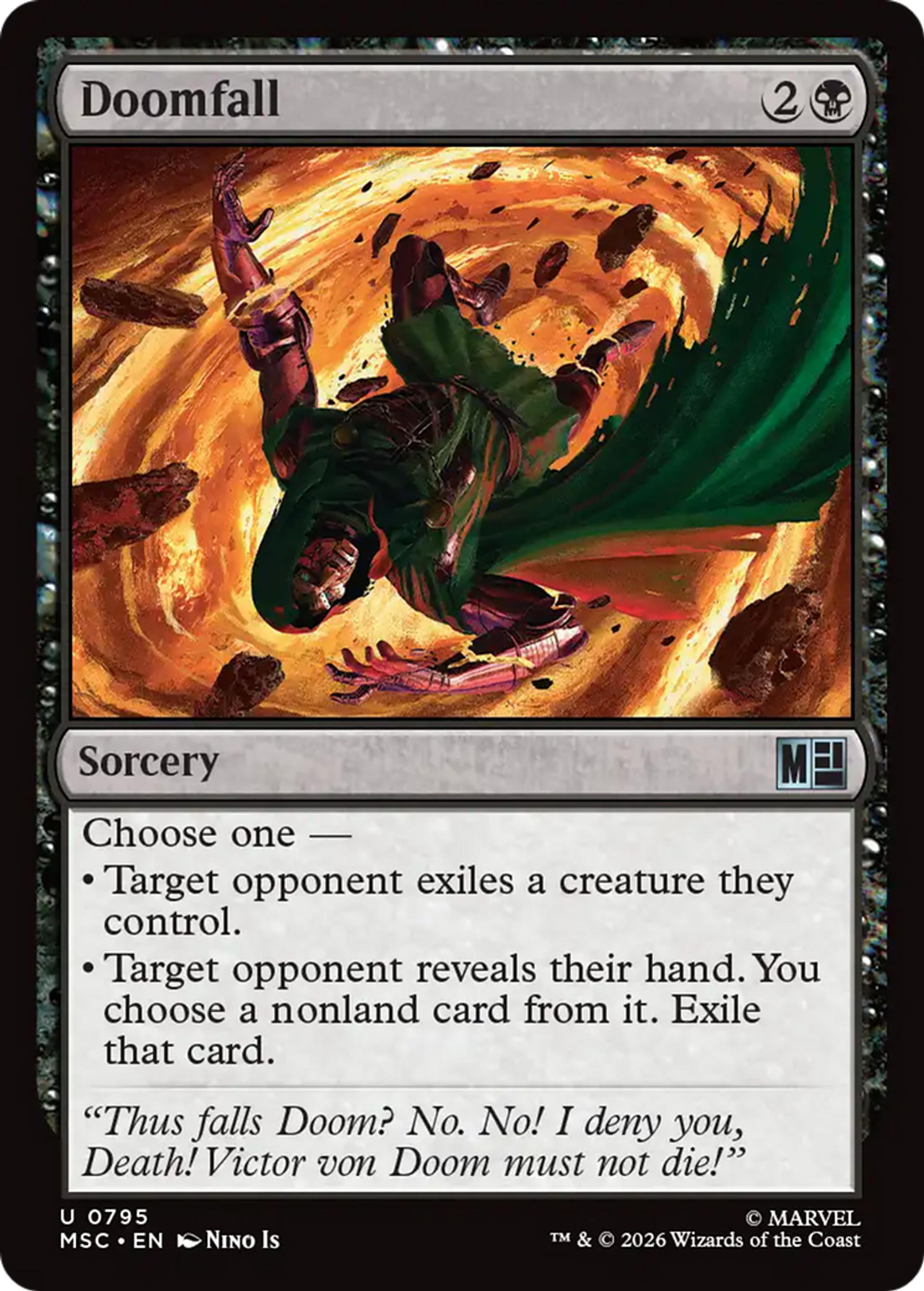 Doomfall — Marvel Super Heroes Commander — Magic: The Gathering