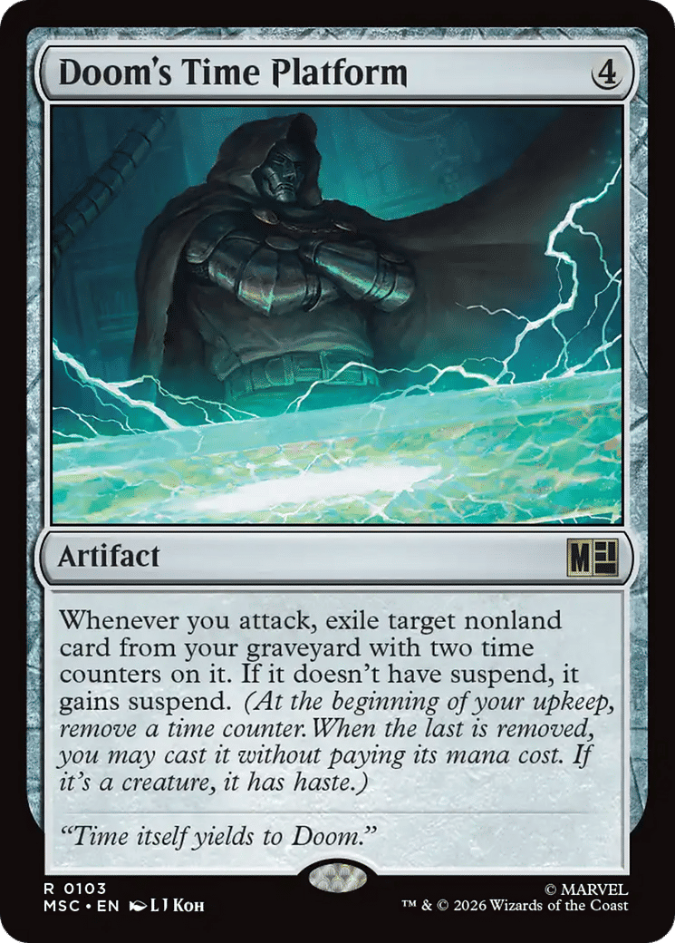 Doom's Time Platform — Marvel Super Heroes Commander — Magic: The Gathering