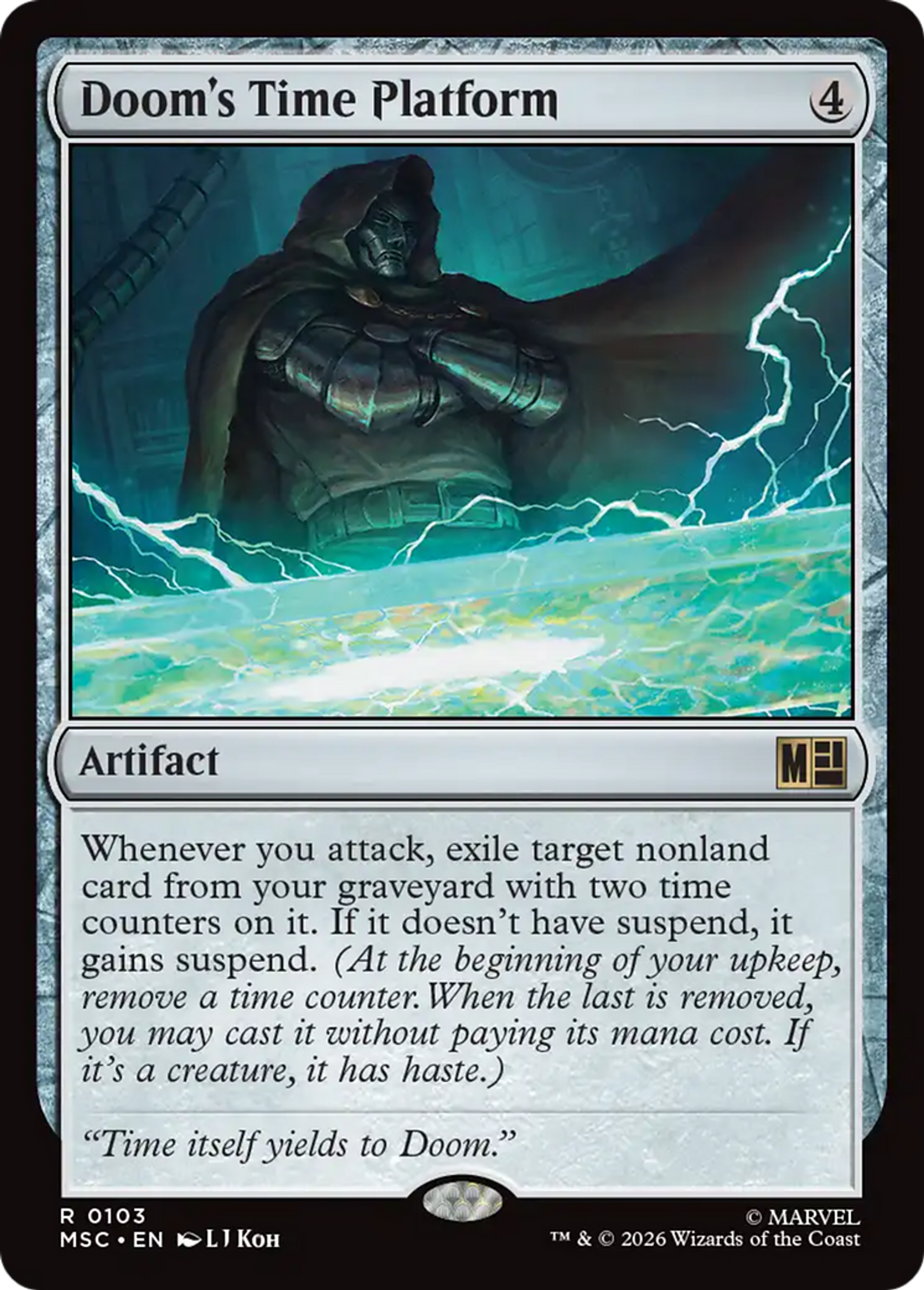 Doom's Time Platform — Marvel Super Heroes Commander — Magic: The Gathering