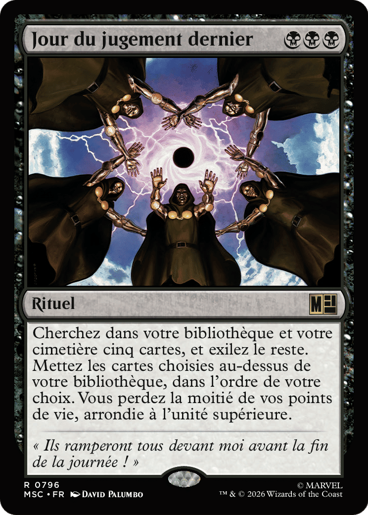 Jour du jugement dernier — Marvel Super Heroes Commander — Magic: The Gathering