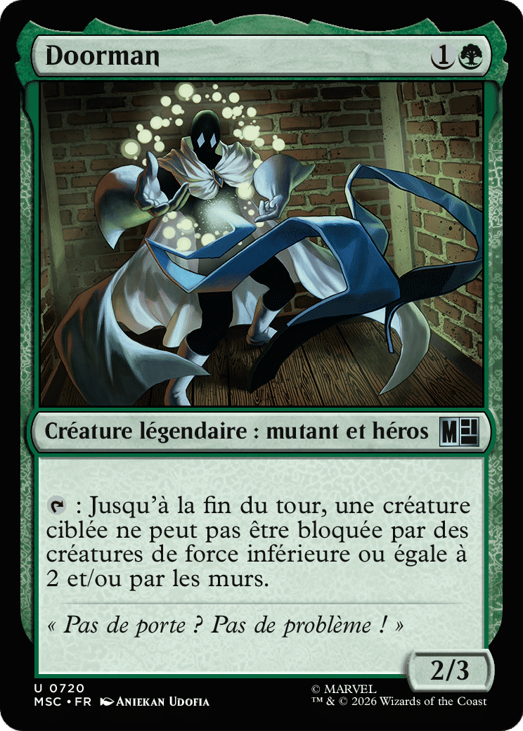 Doorman — Marvel Super Heroes Commander — Magic: The Gathering