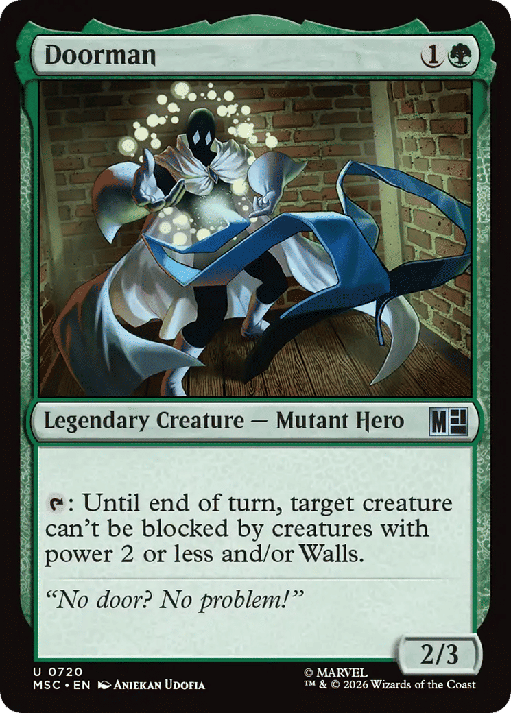 Doorman — Marvel Super Heroes Commander — Magic: The Gathering