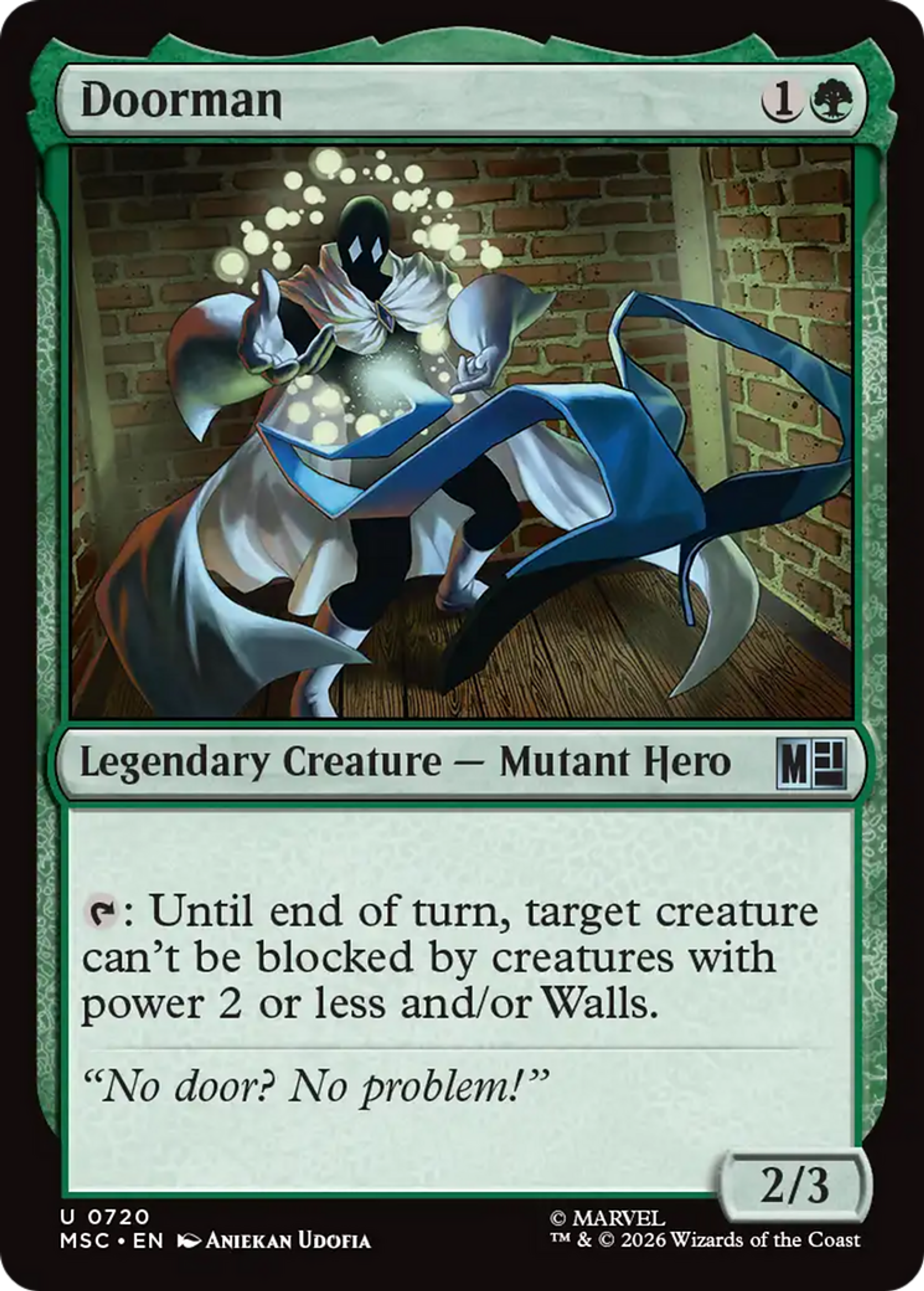 Doorman — Marvel Super Heroes Commander — Magic: The Gathering