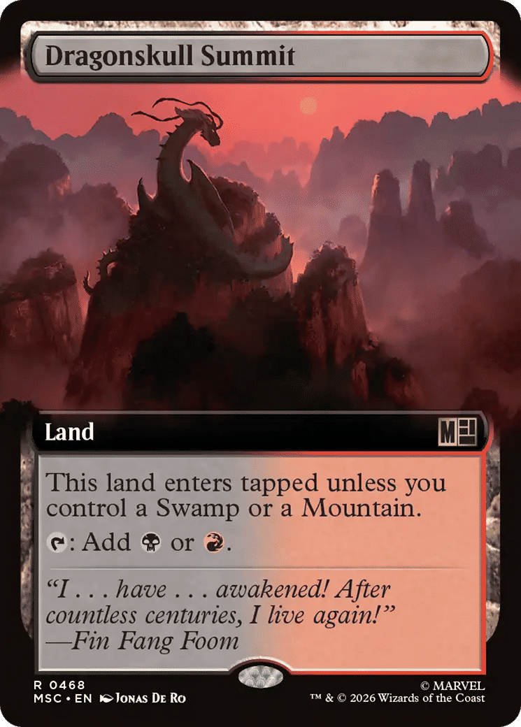 Dragonskull Summit — Marvel Super Heroes Commander — Magic: The Gathering