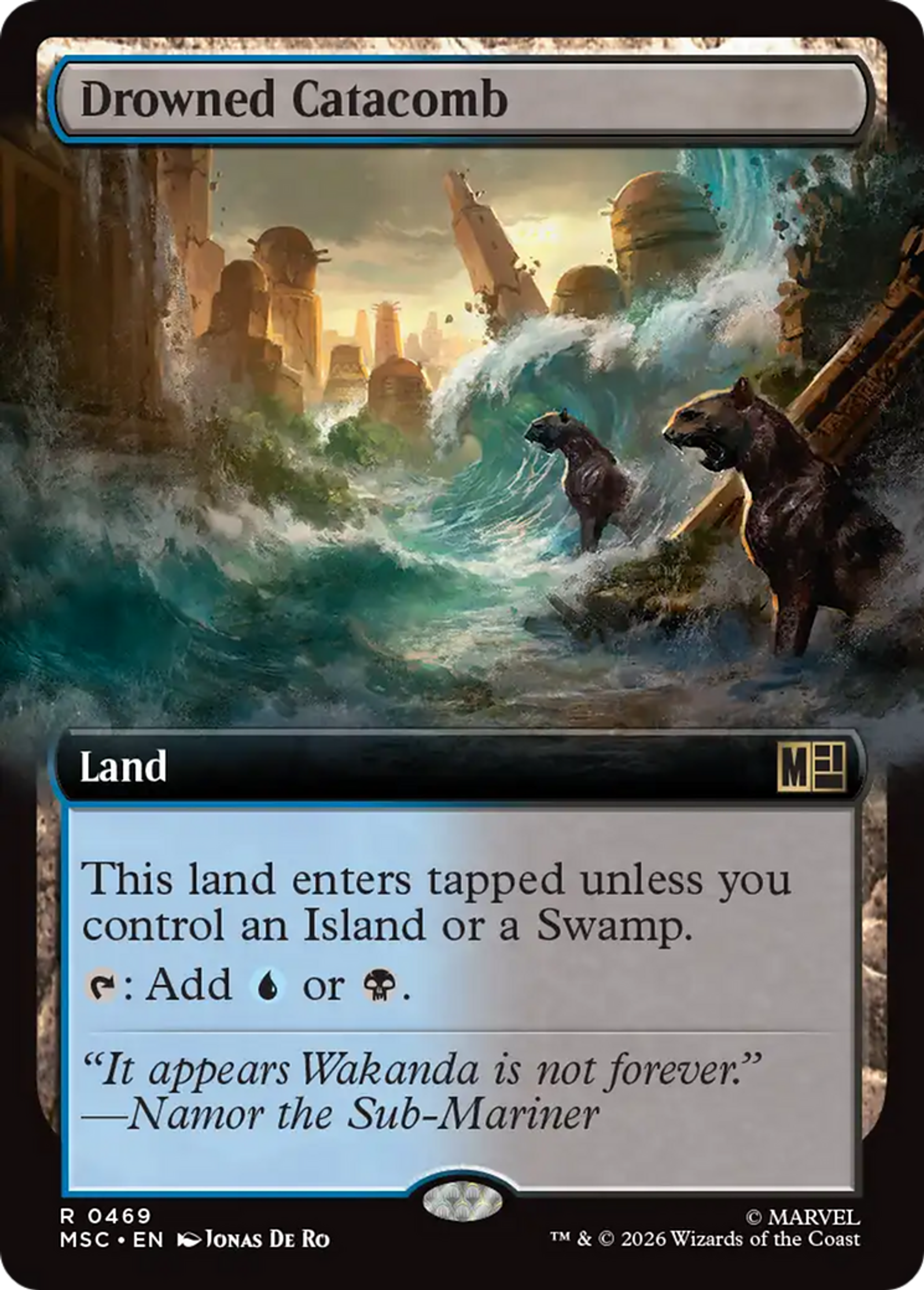Drowned Catacomb — Marvel Super Heroes Commander — Magic: The Gathering