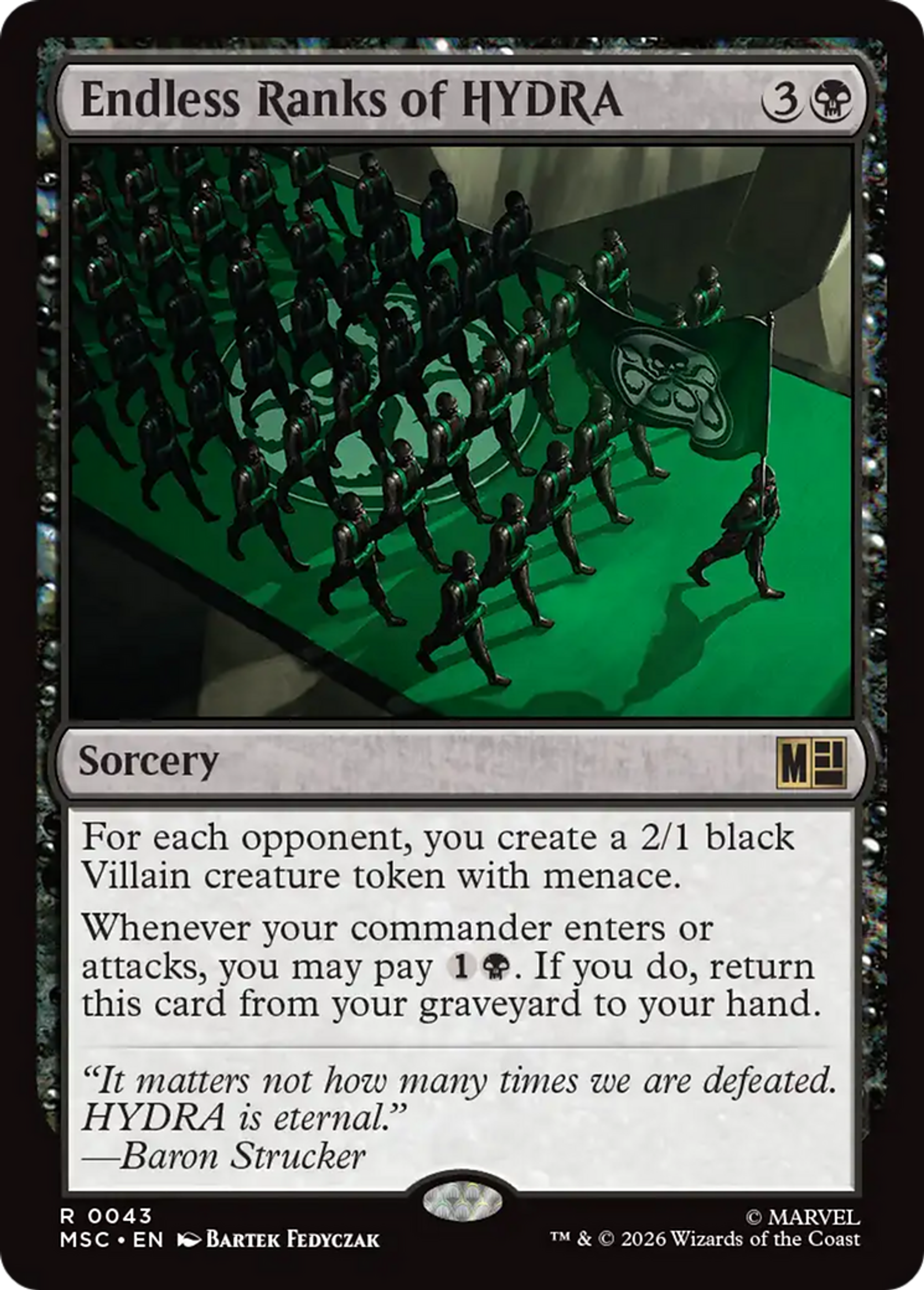 Endless Ranks of HYDRA — Marvel Super Heroes Commander — Magic: The Gathering