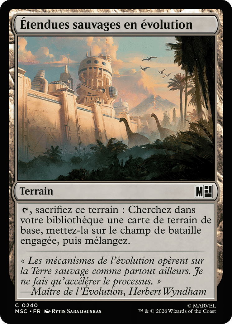 Étendues sauvages en évolution — Marvel Super Heroes Commander — Magic: The Gathering