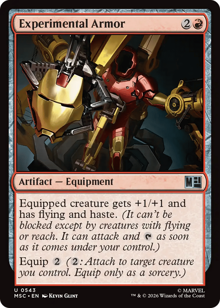 Experimental Armor — Marvel Super Heroes Commander — Magic: The Gathering