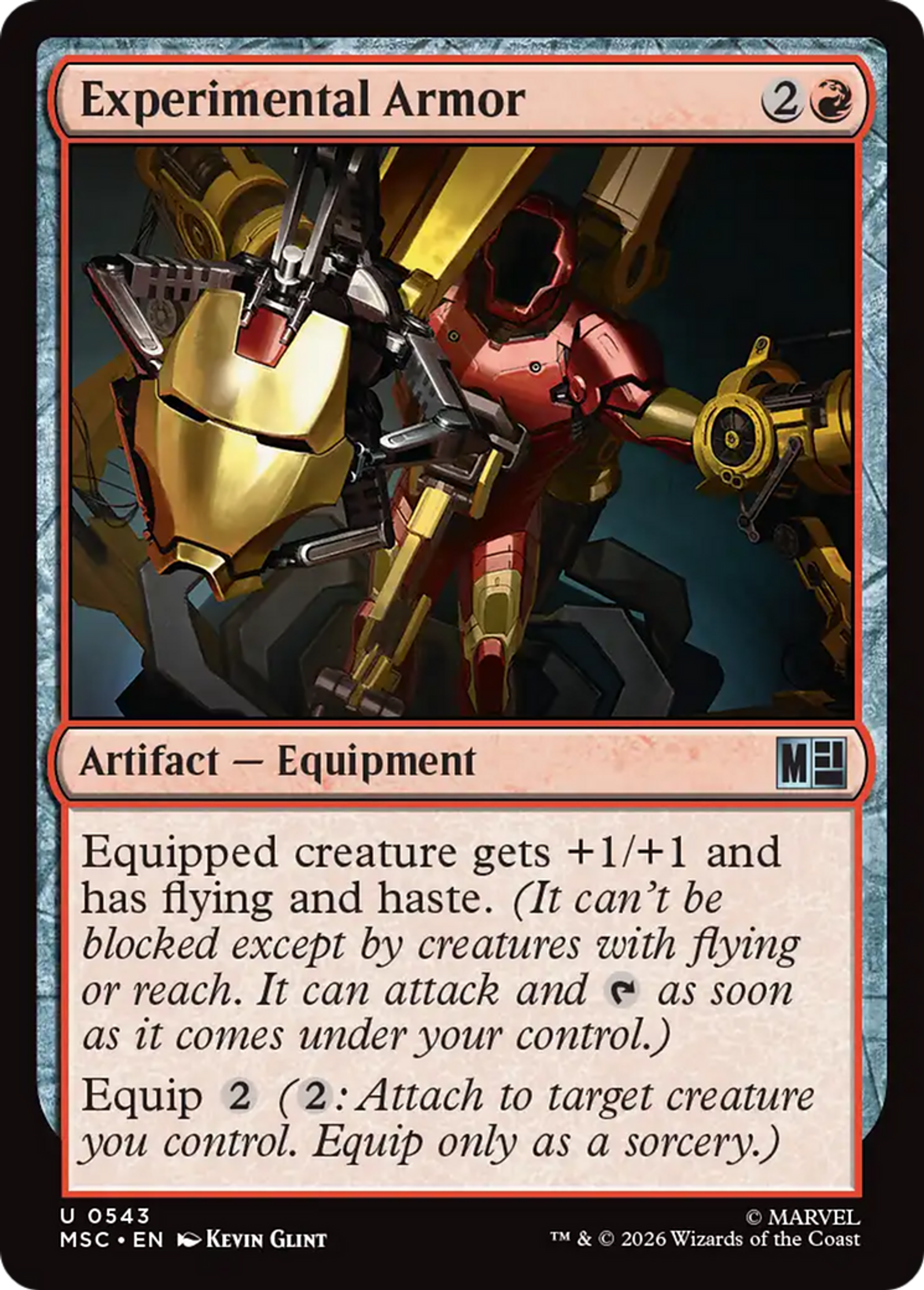 Experimental Armor — Marvel Super Heroes Commander — Magic: The Gathering