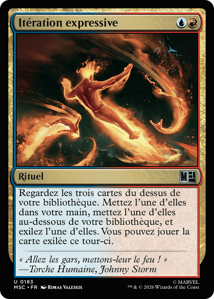 Itération expressive — Marvel Super Heroes Commander — Magic: The Gathering