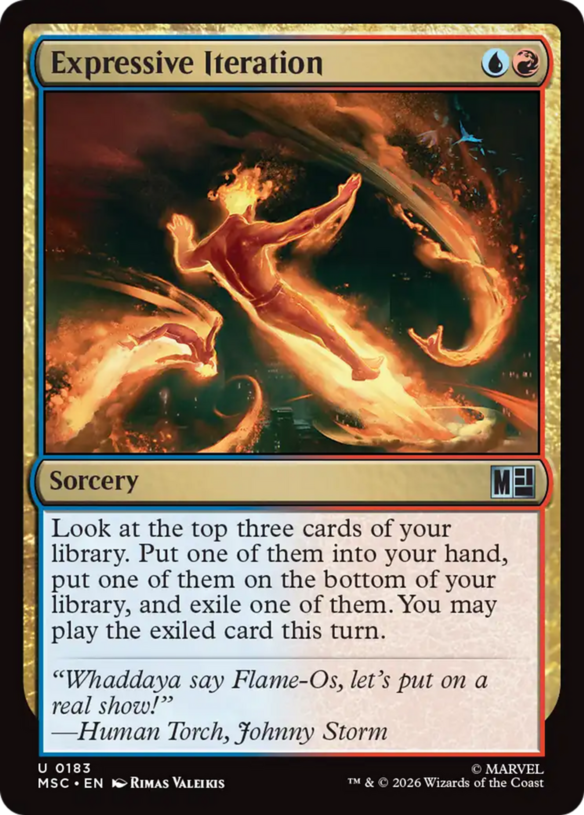 Expressive Iteration — Marvel Super Heroes Commander — Magic: The Gathering