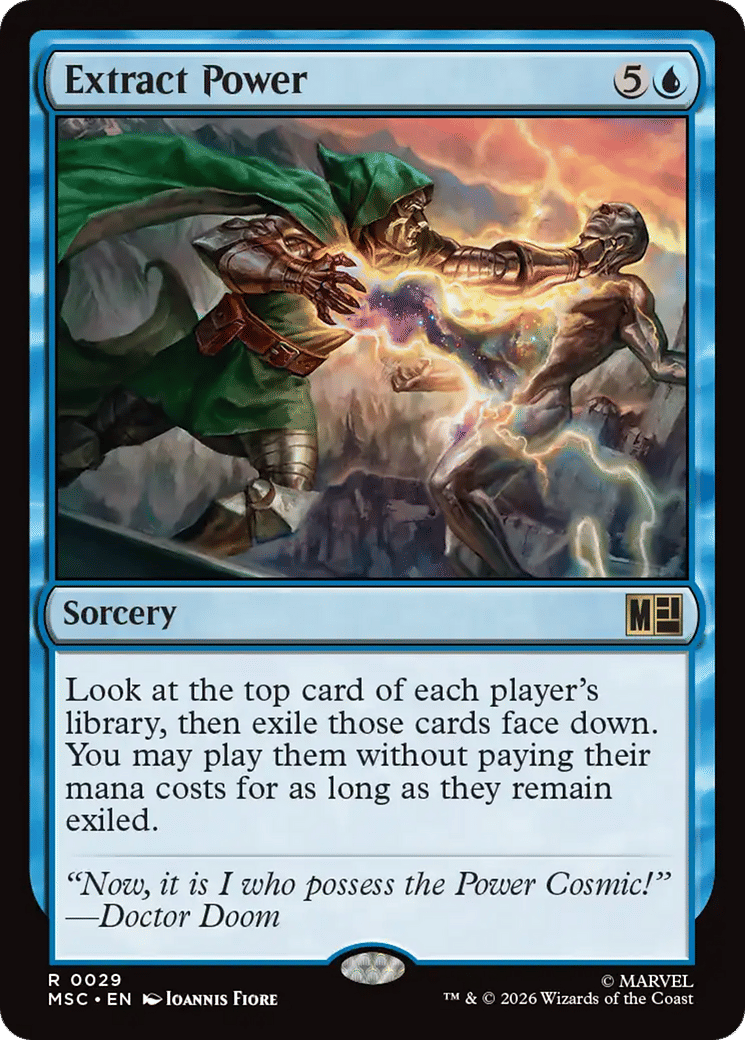 Extract Power — Marvel Super Heroes Commander — Magic: The Gathering