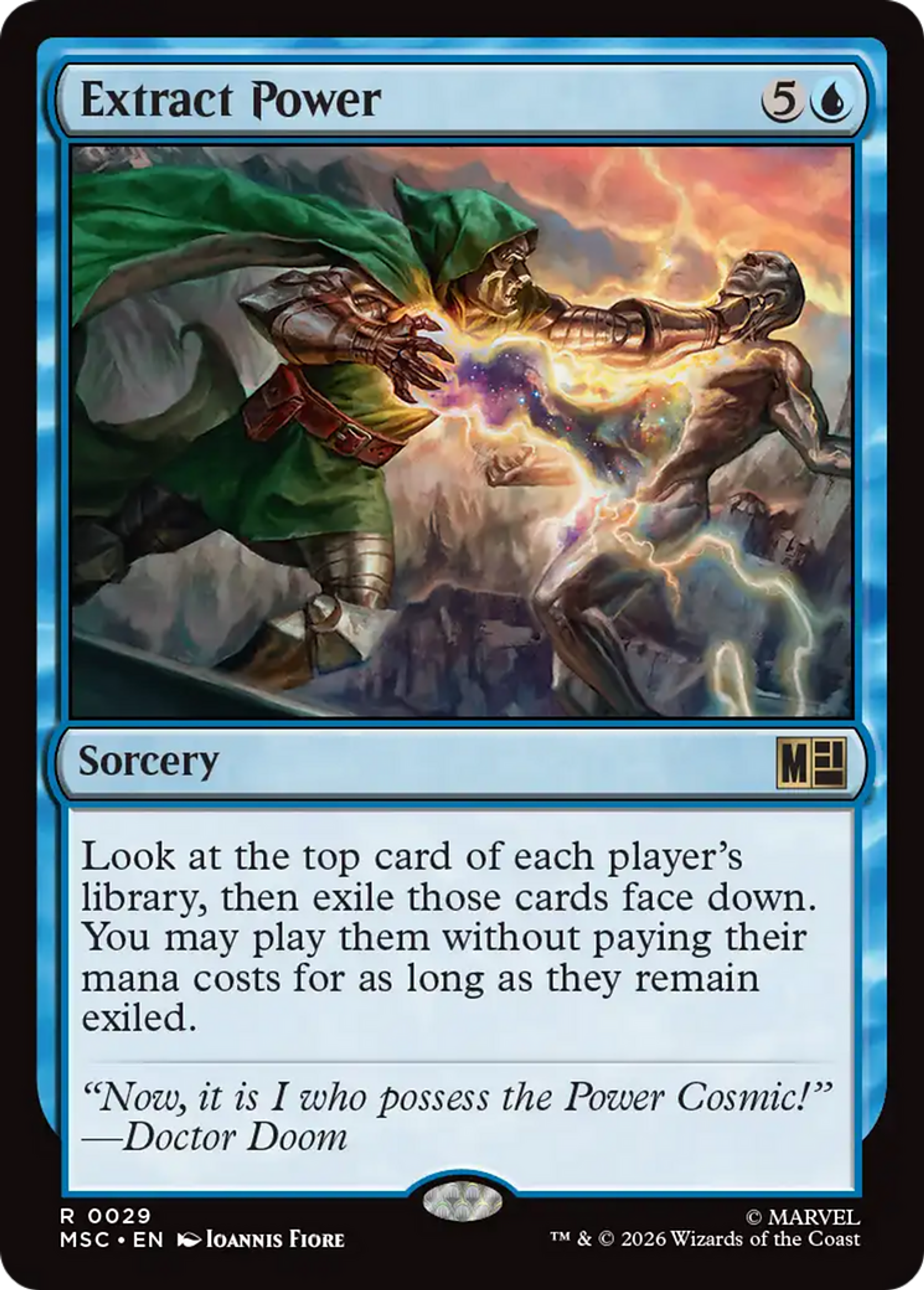 Extract Power — Marvel Super Heroes Commander — Magic: The Gathering