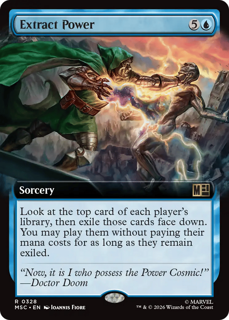 Extract Power — Marvel Super Heroes Commander — Magic: The Gathering