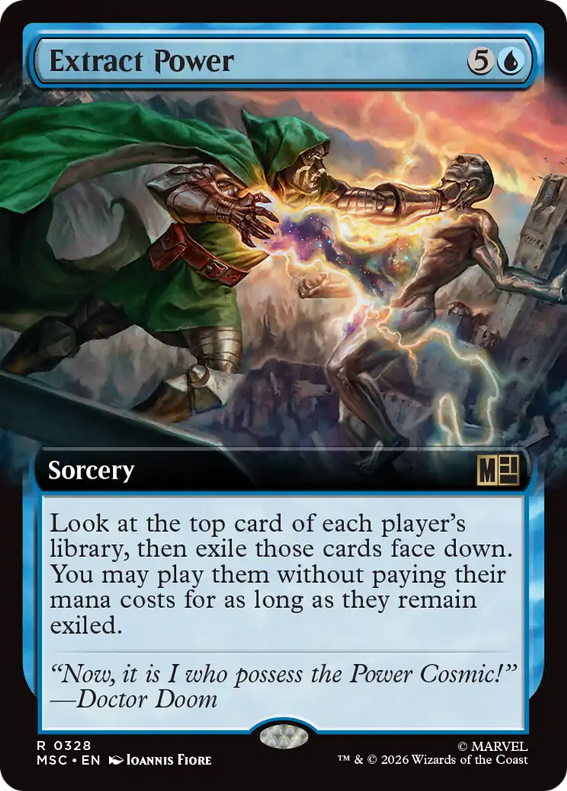 Extract Power — Marvel Super Heroes Commander — Magic: The Gathering