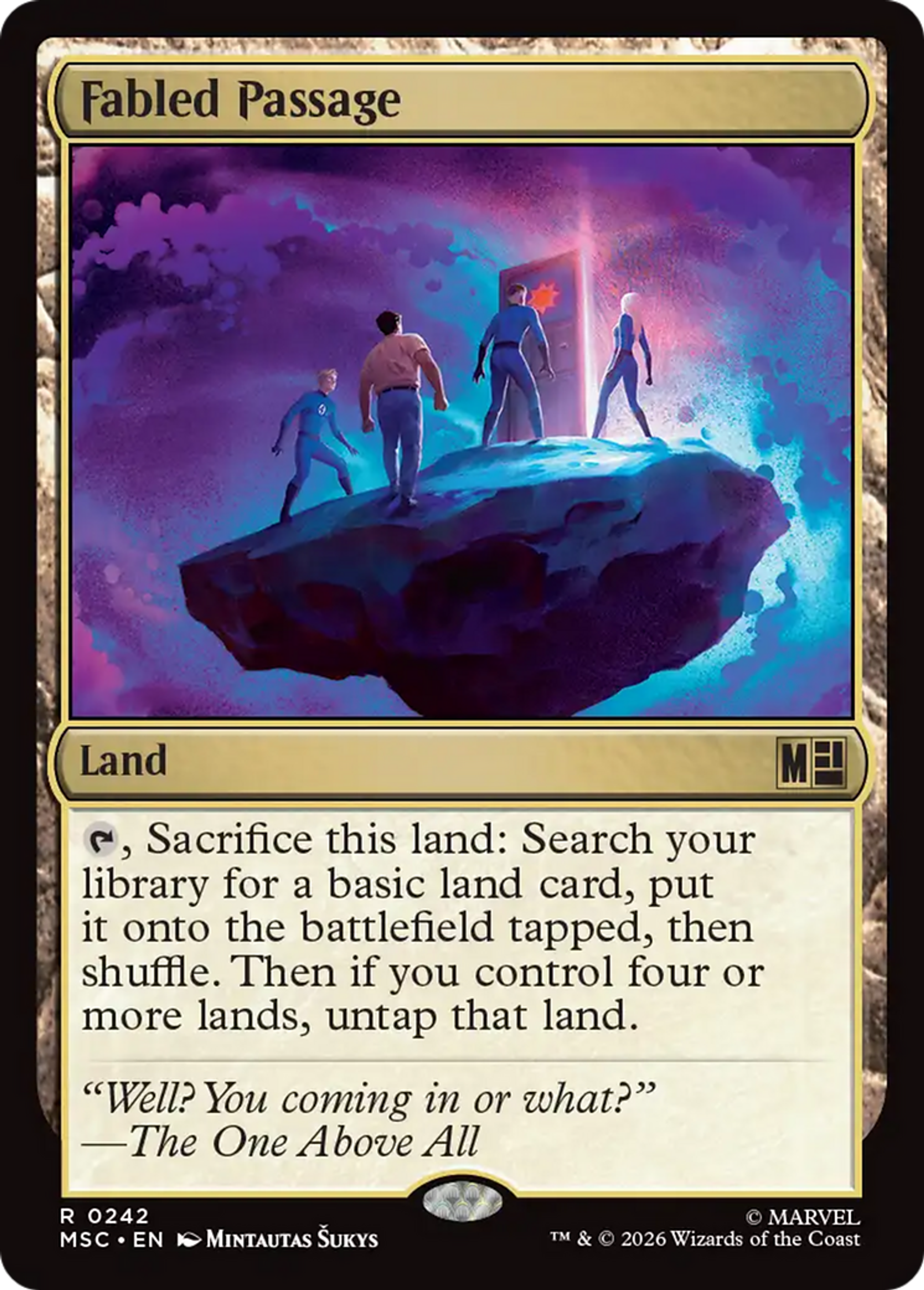 Fabled Passage — Marvel Super Heroes Commander — Magic: The Gathering