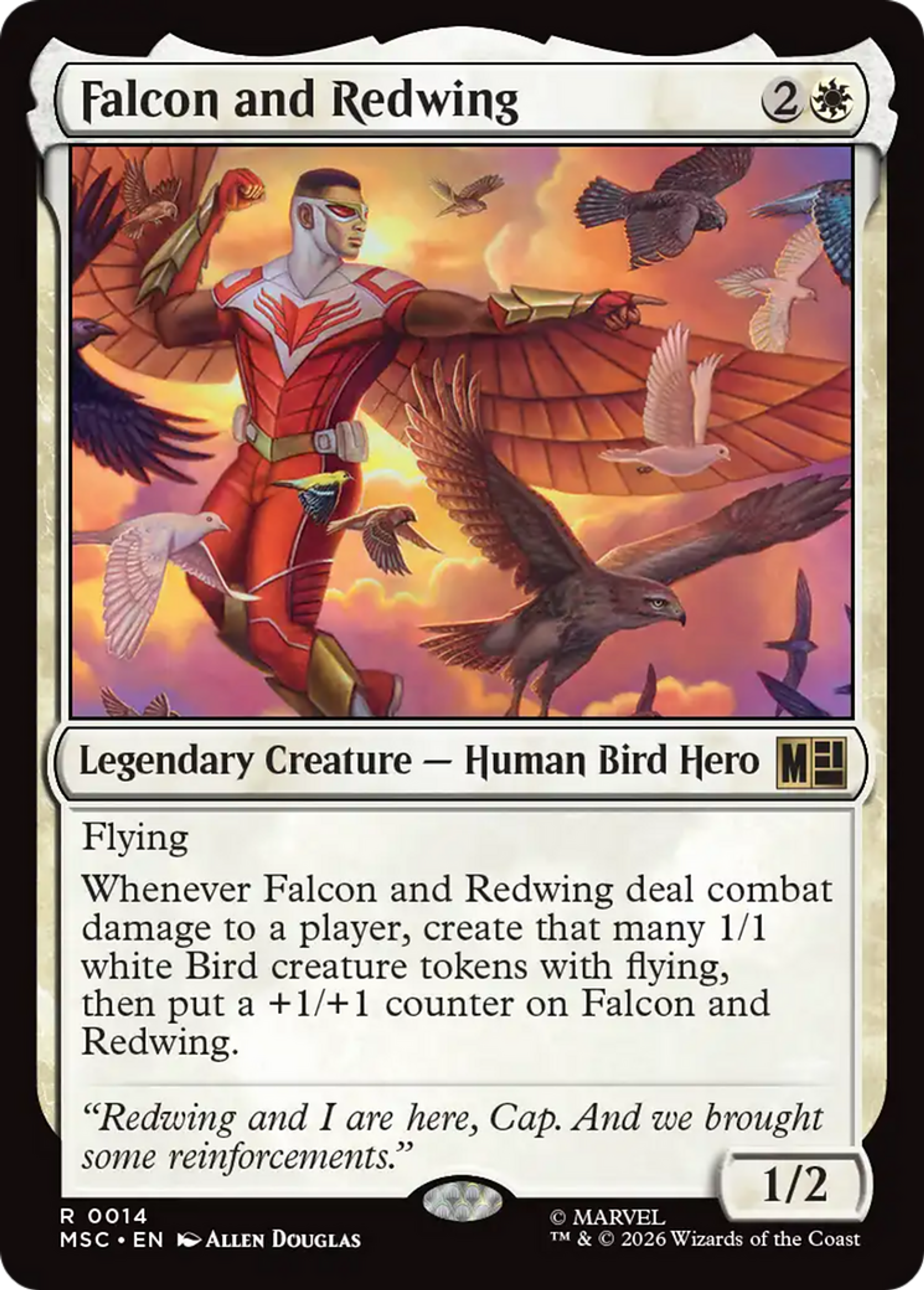 Falcon and Redwing — Marvel Super Heroes Commander — Magic: The Gathering