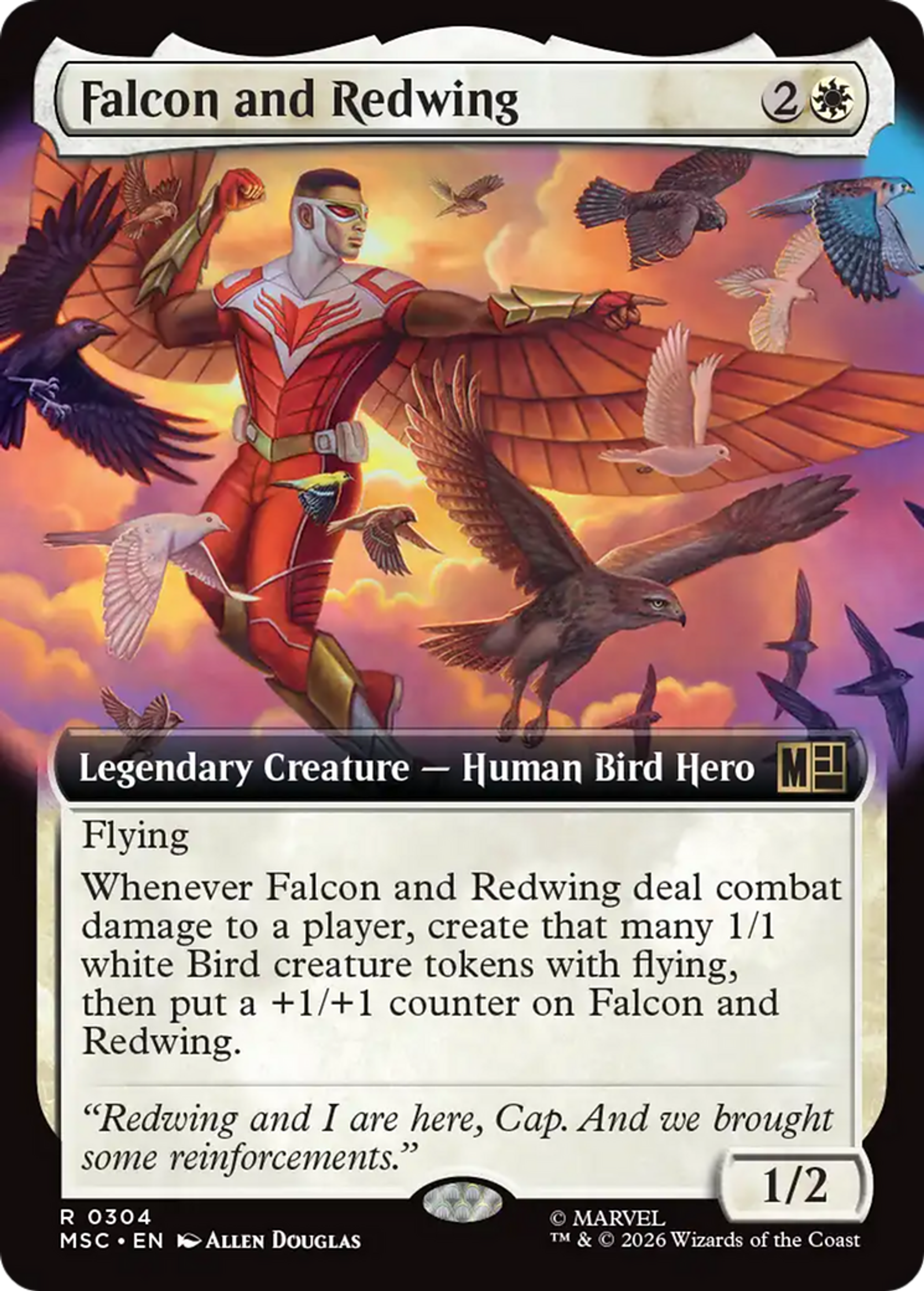 Falcon and Redwing — Marvel Super Heroes Commander — Magic: The Gathering