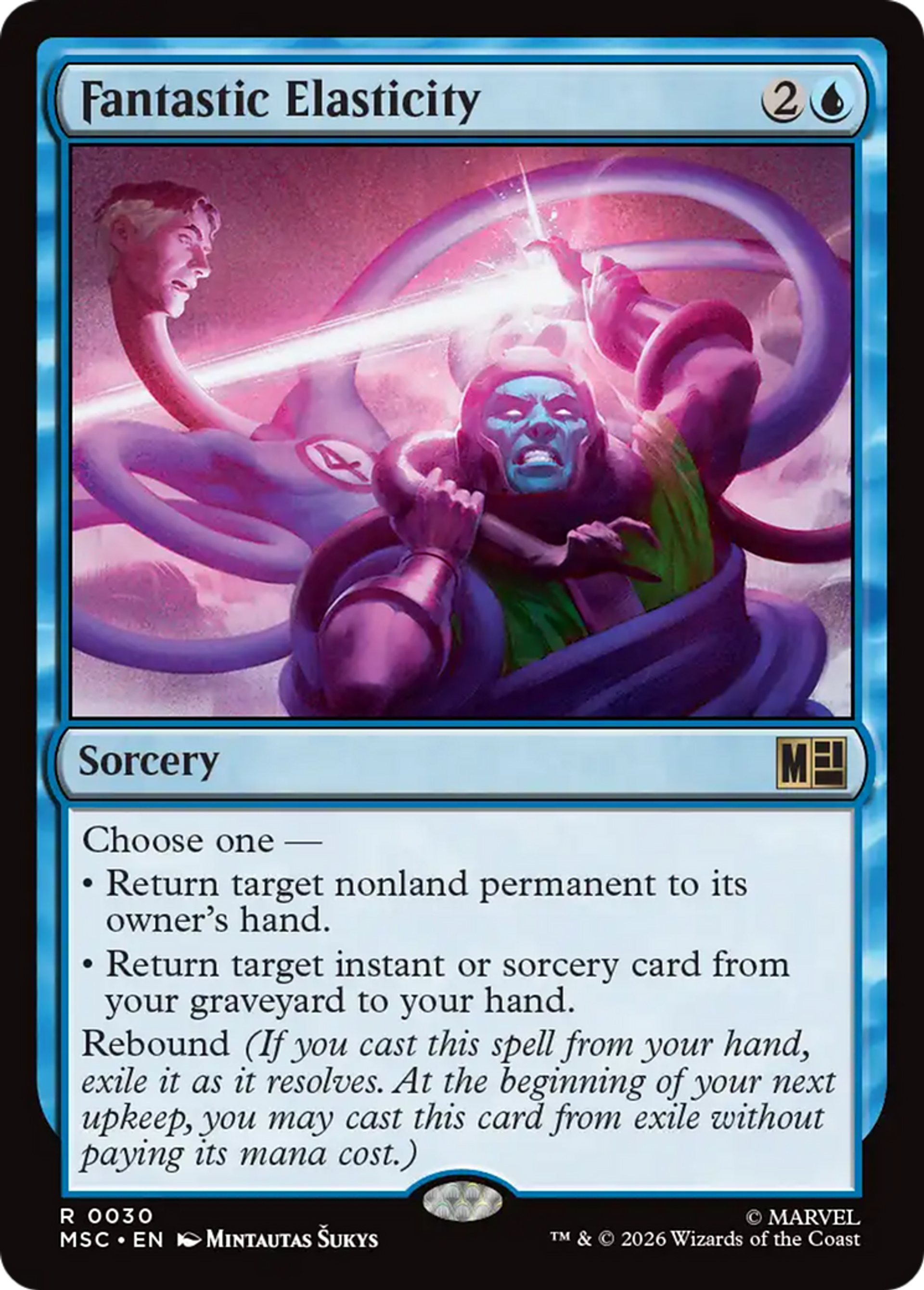 Fantastic Elasticity — Marvel Super Heroes Commander — Magic: The Gathering