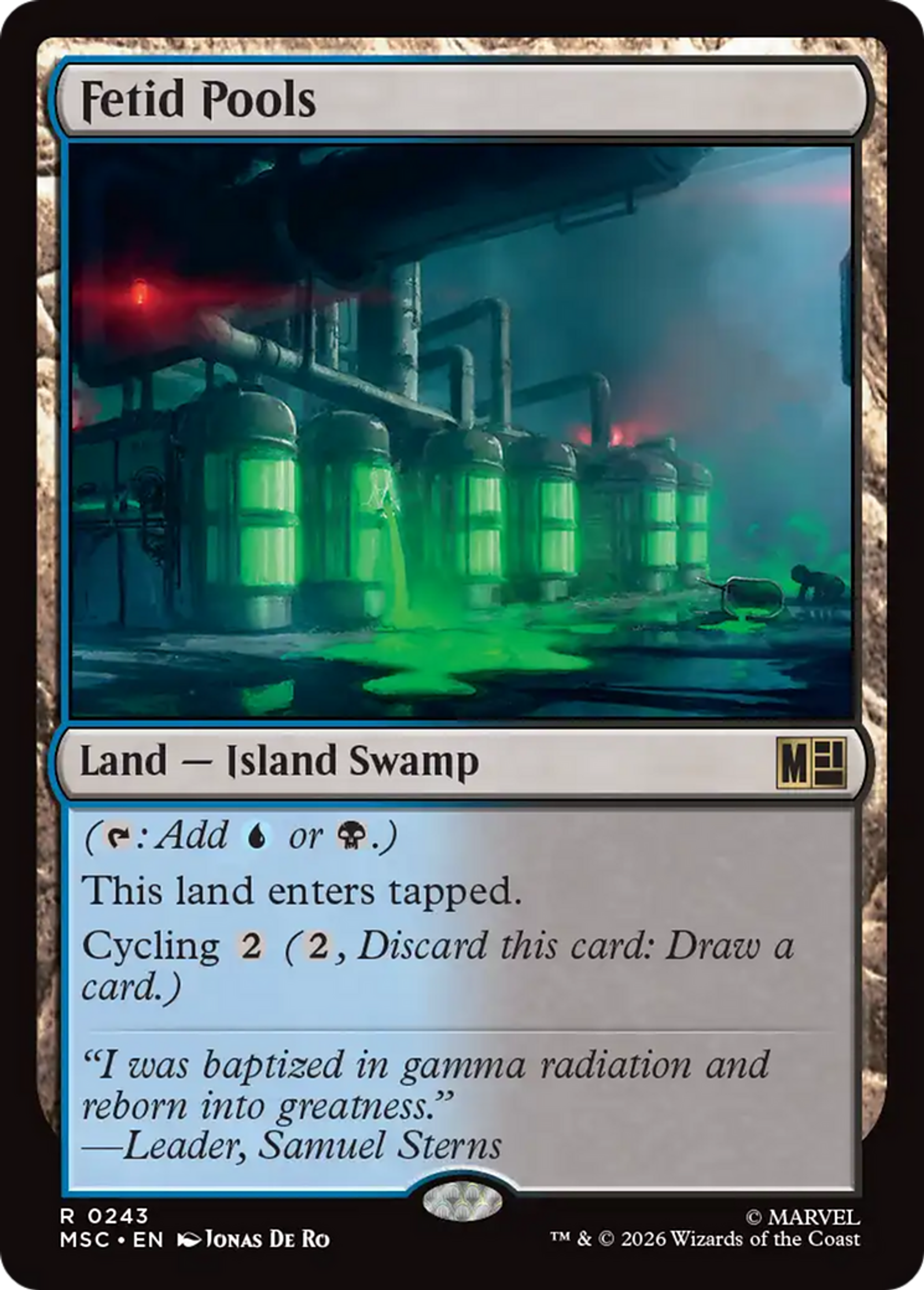 Fetid Pools — Marvel Super Heroes Commander — Magic: The Gathering