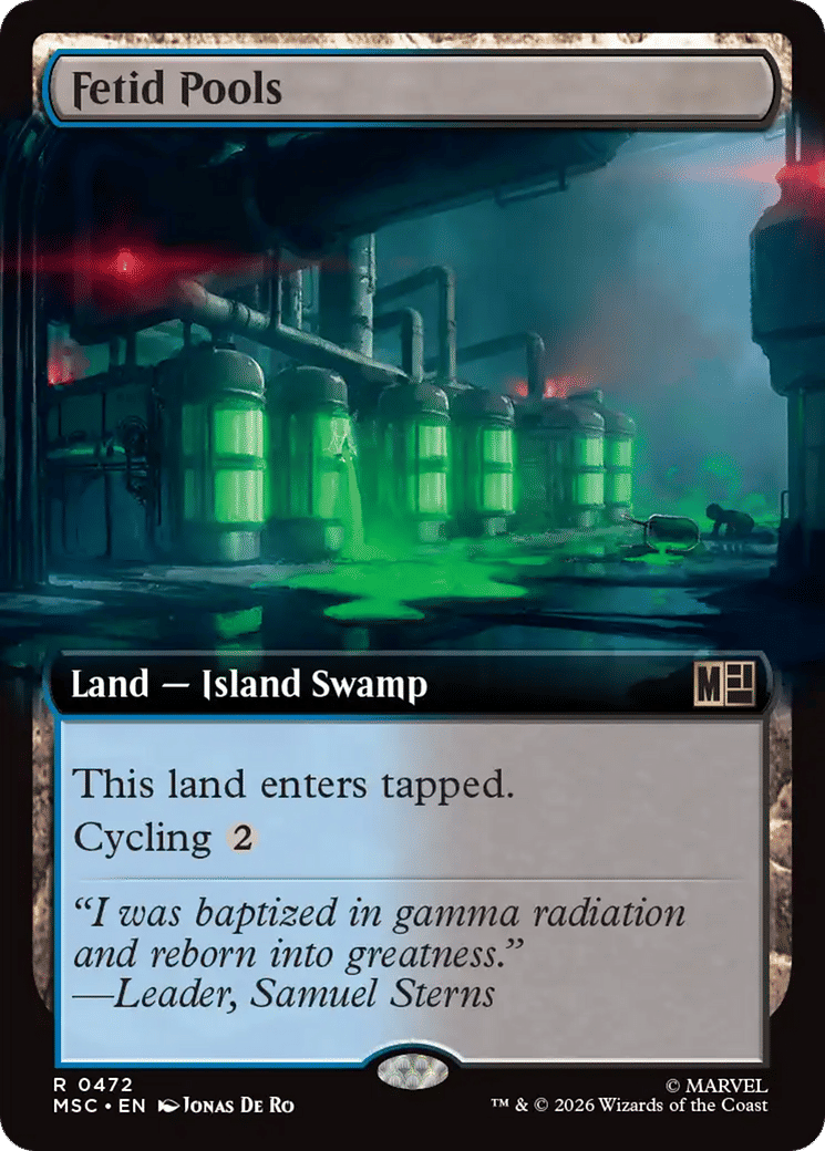 Fetid Pools — Marvel Super Heroes Commander — Magic: The Gathering