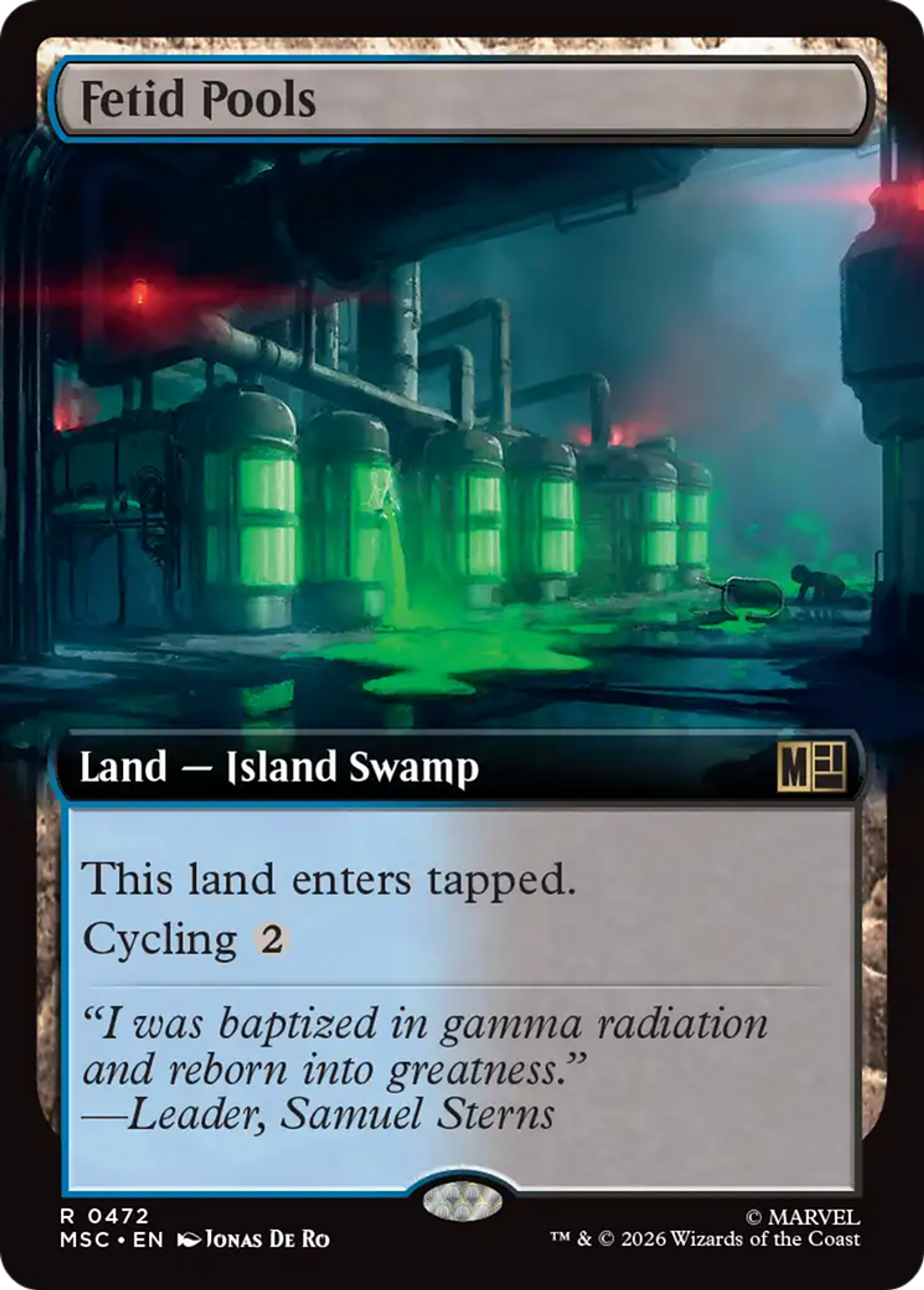 Fetid Pools — Marvel Super Heroes Commander — Magic: The Gathering