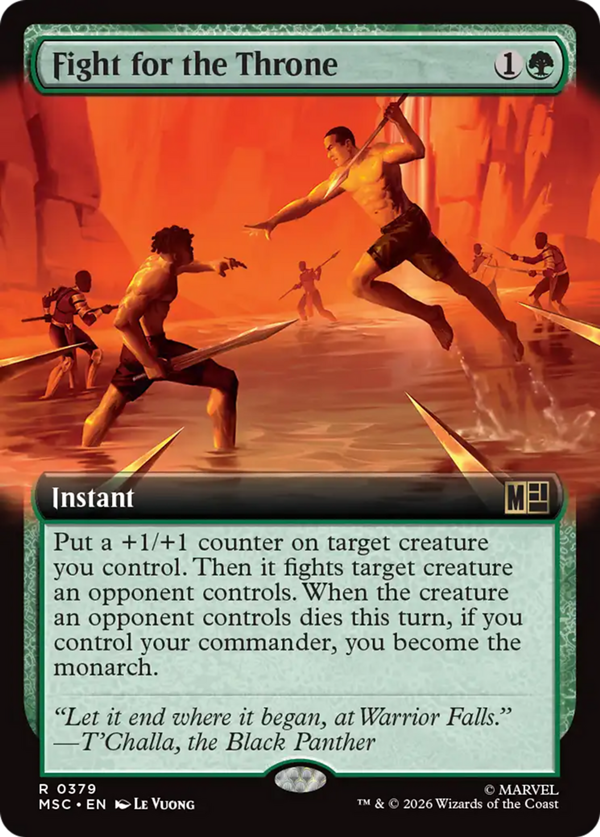Fight for the Throne — Marvel Super Heroes Commander — Magic: The Gathering