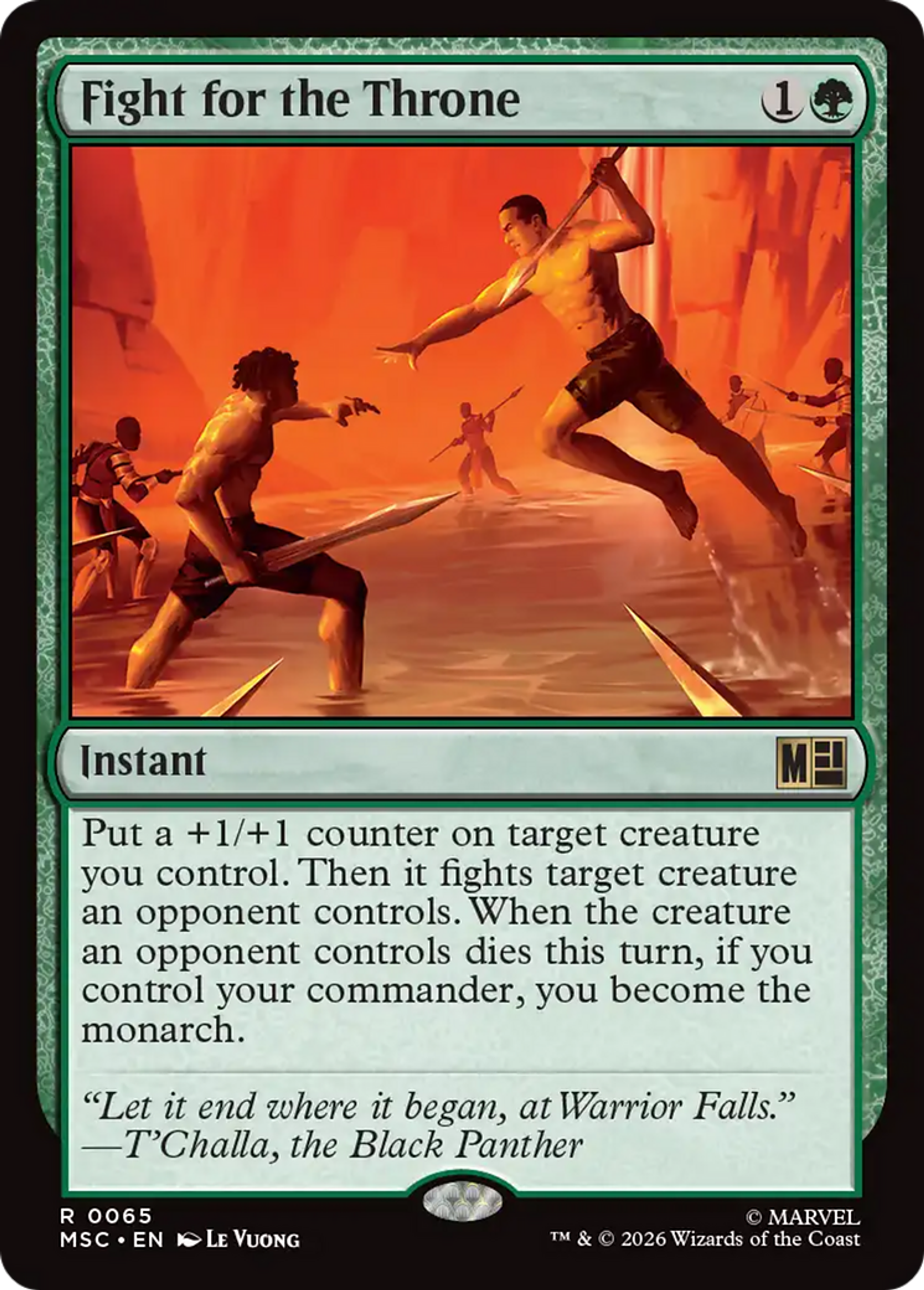 Fight for the Throne — Marvel Super Heroes Commander — Magic: The Gathering