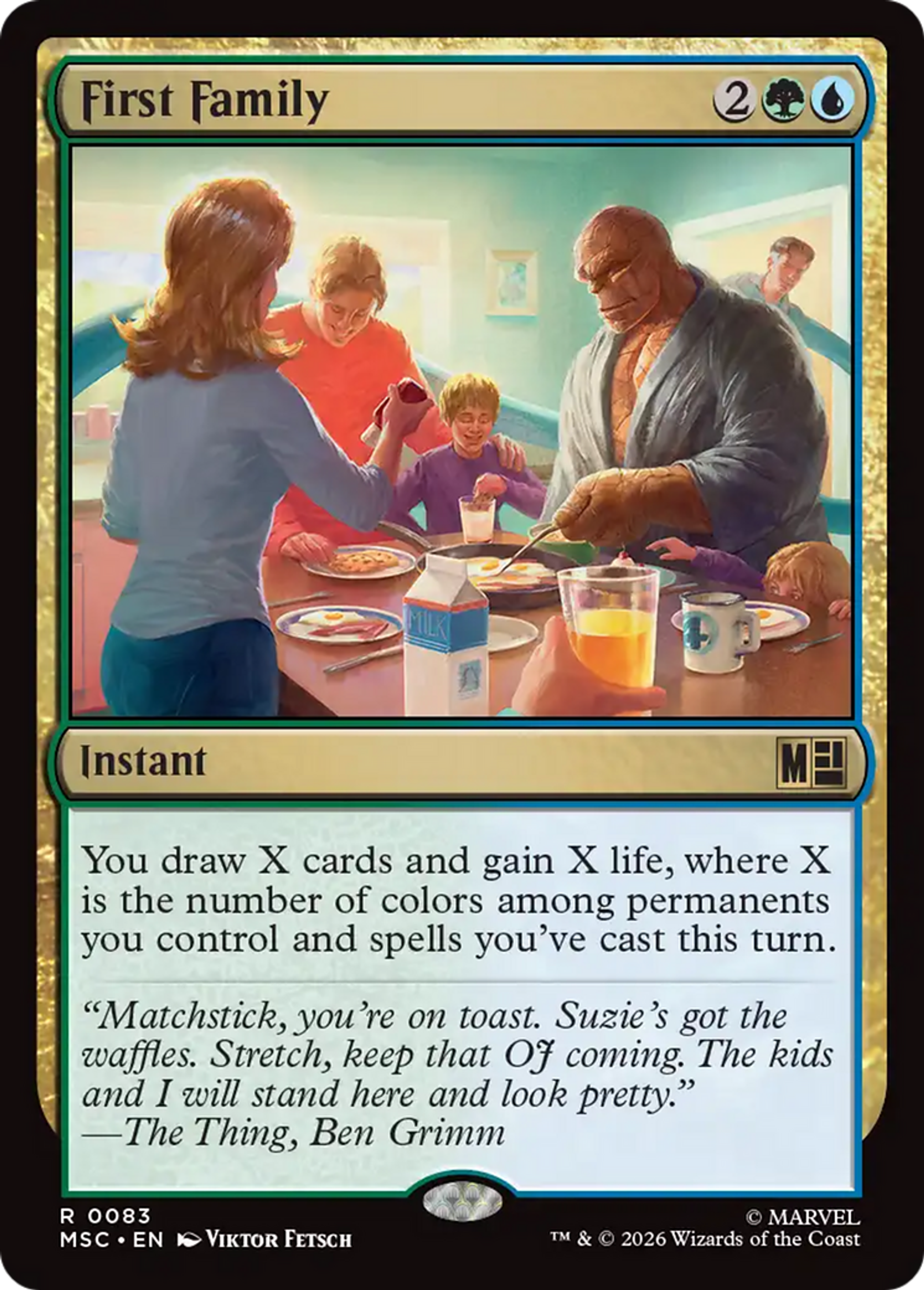 First Family — Marvel Super Heroes Commander — Magic: The Gathering