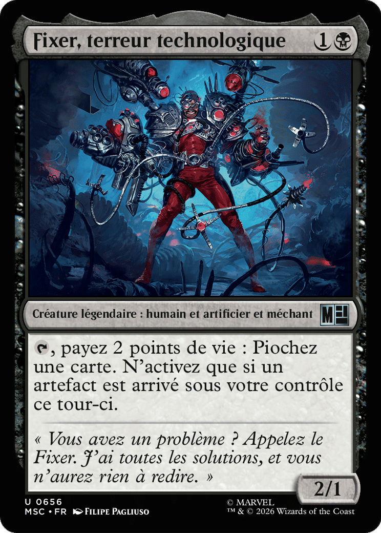 Fixer, terreur technologique — Marvel Super Heroes Commander — Magic: The Gathering