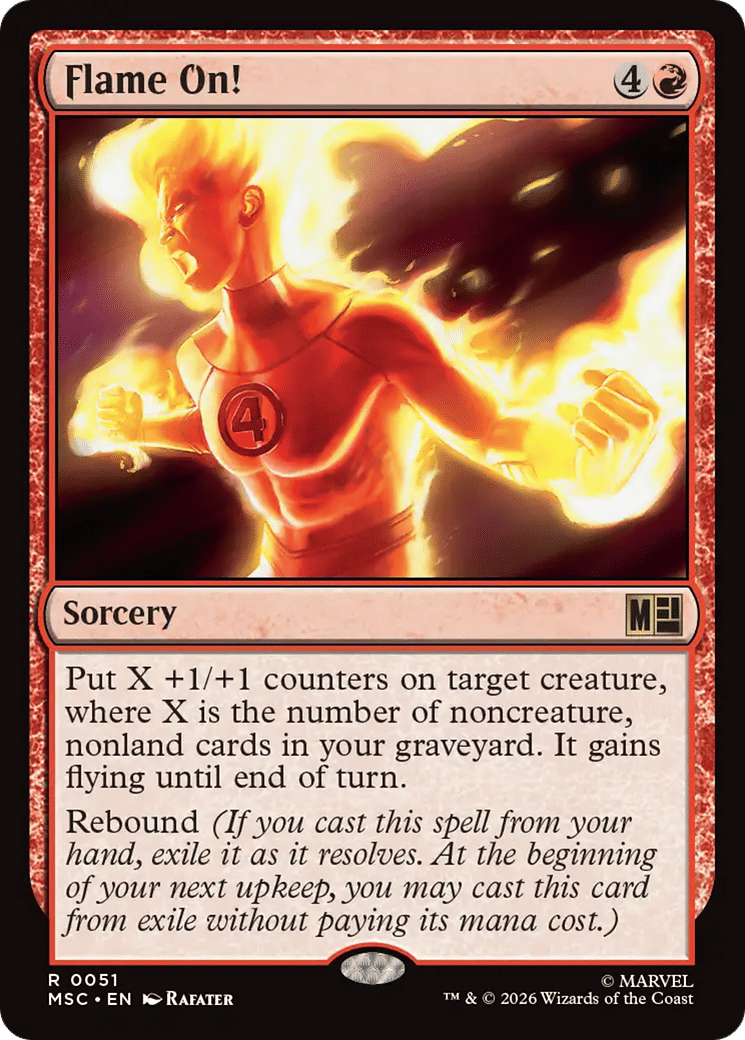 Flame On! — Marvel Super Heroes Commander — Magic: The Gathering