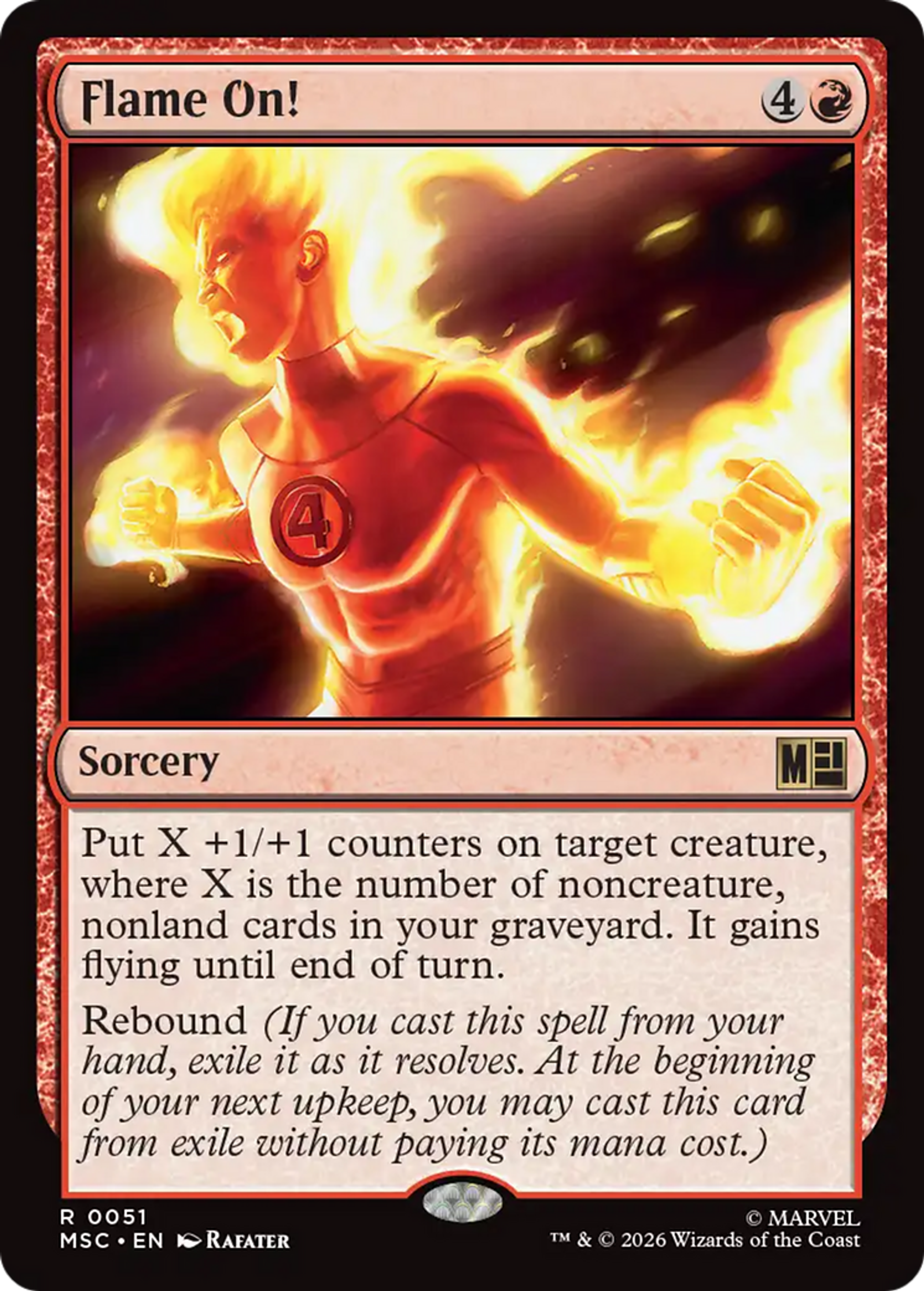 Flame On! — Marvel Super Heroes Commander — Magic: The Gathering