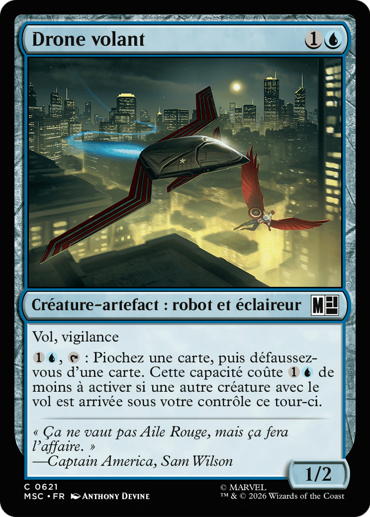 Drone volant — Marvel Super Heroes Commander — Magic: The Gathering