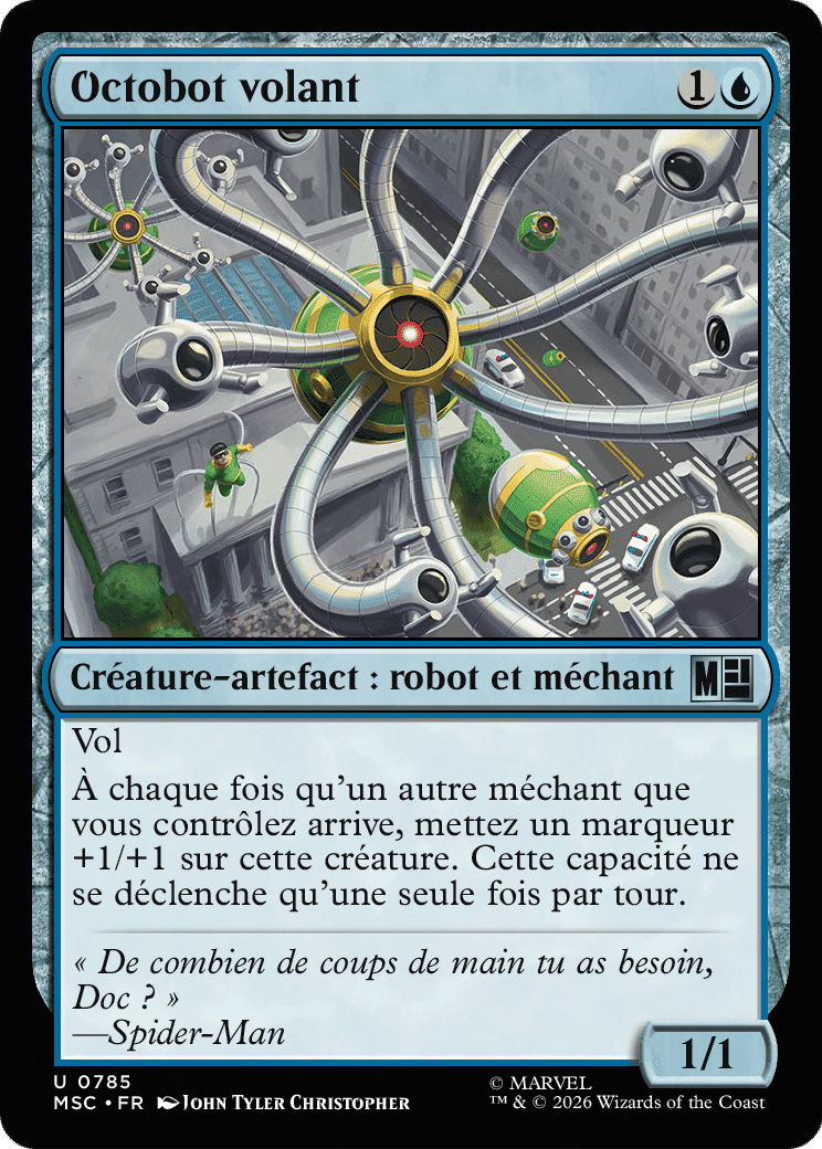 Octobot volant — Marvel Super Heroes Commander — Magic: The Gathering
