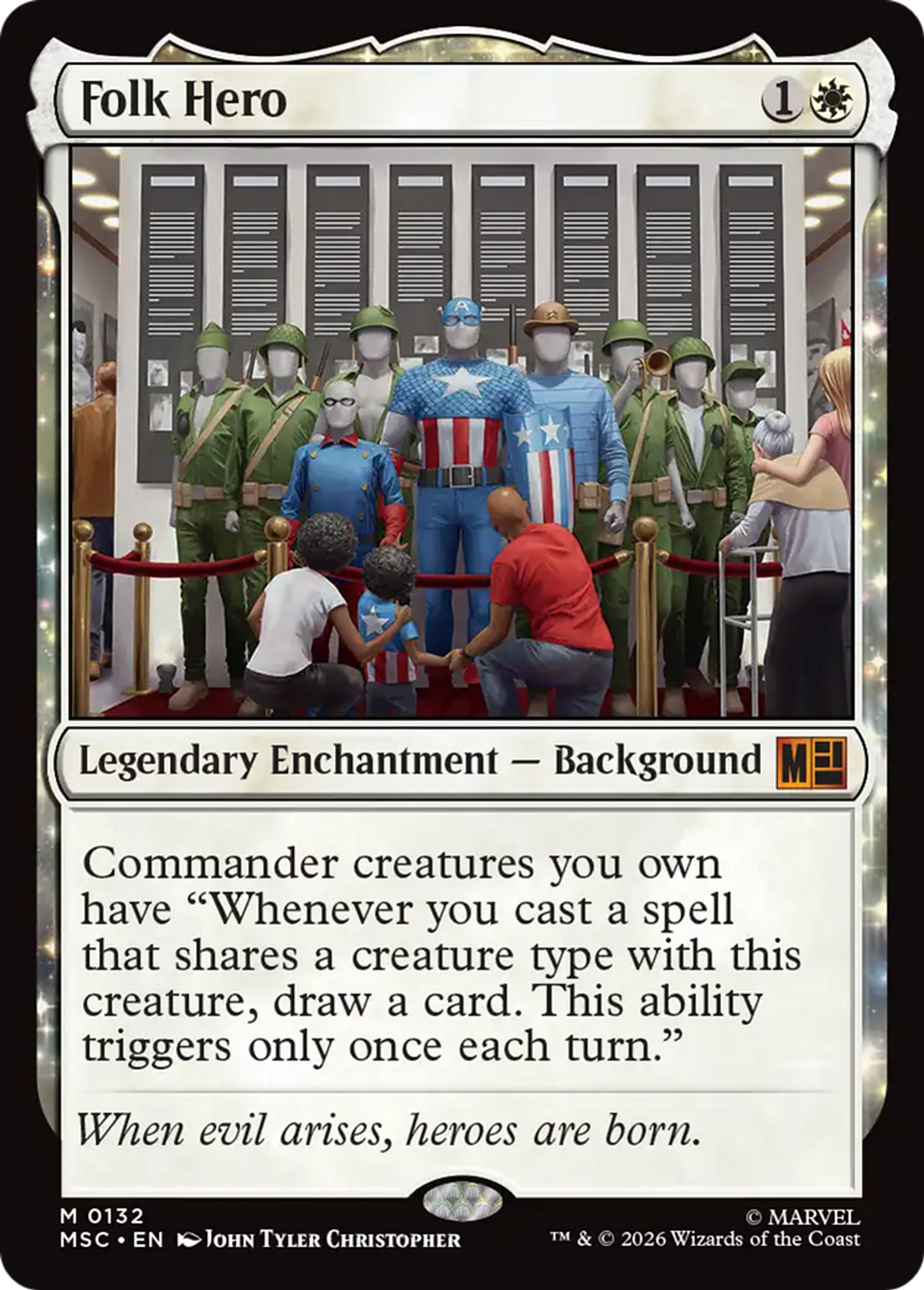 Folk Hero — Marvel Super Heroes Commander — Magic: The Gathering