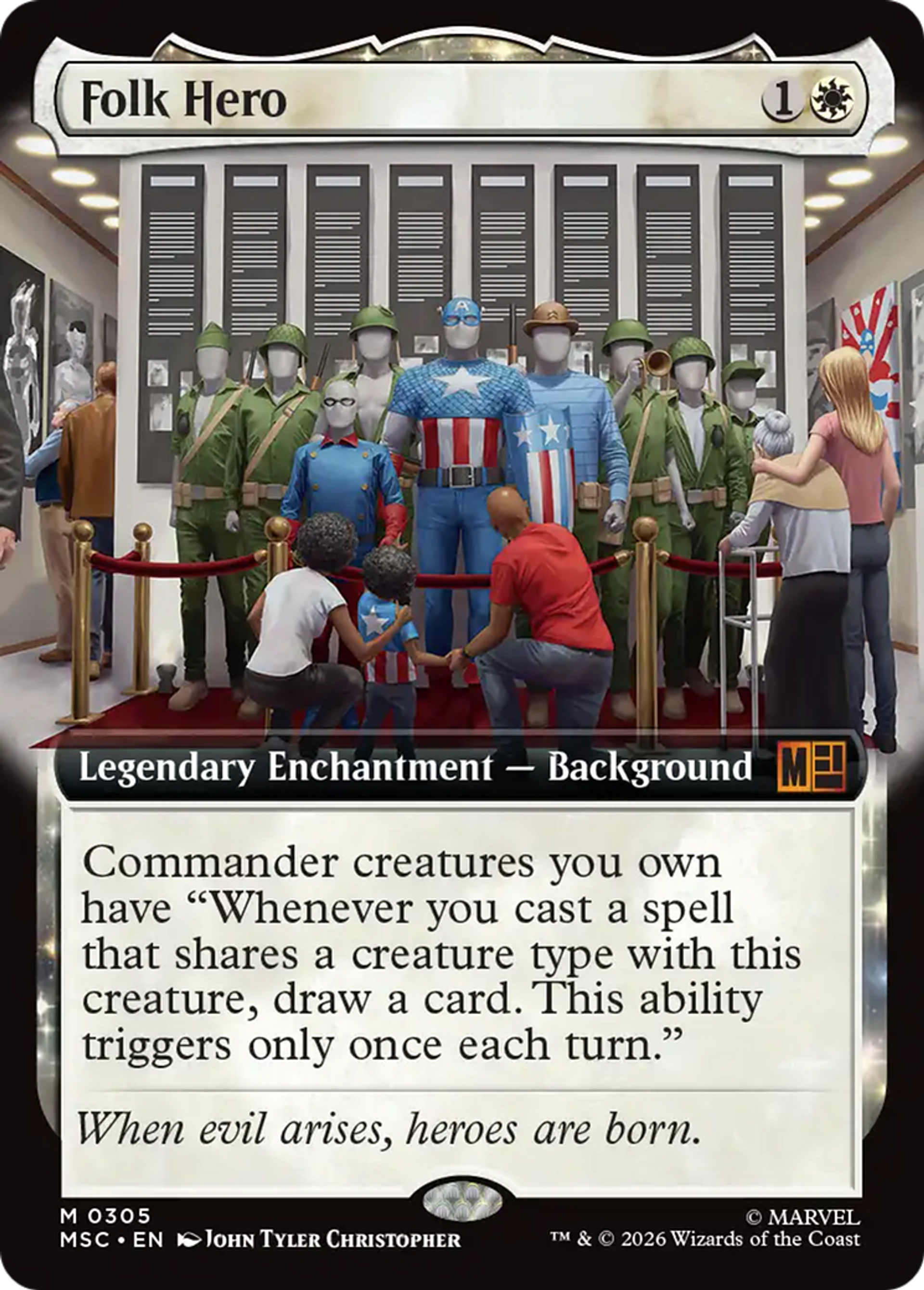Folk Hero — Marvel Super Heroes Commander — Magic: The Gathering