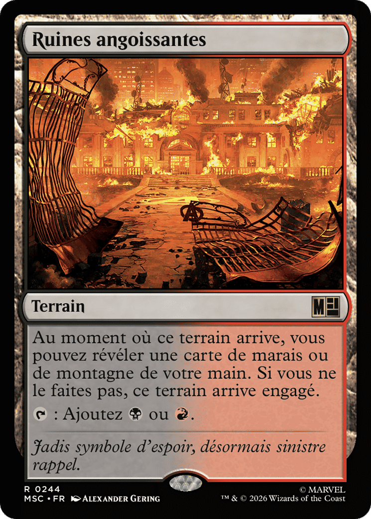 Ruines angoissantes — Marvel Super Heroes Commander — Magic: The Gathering