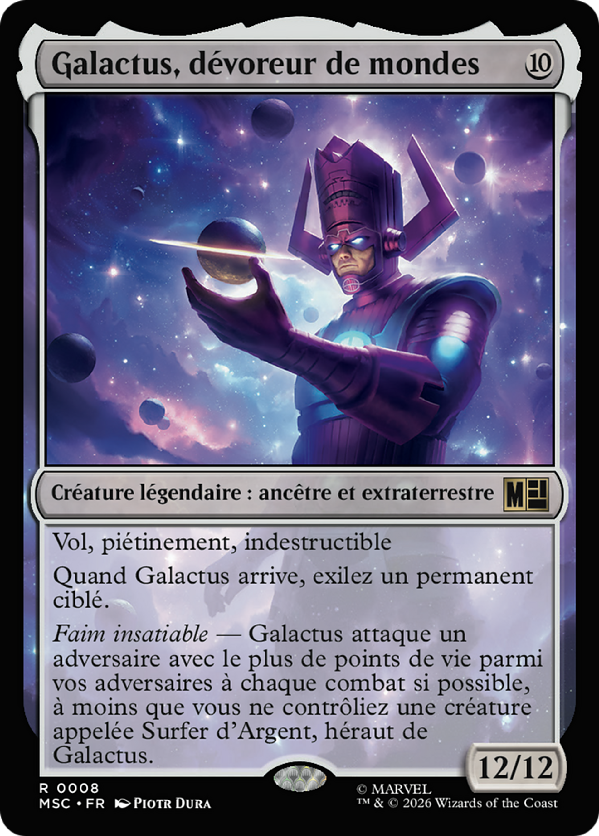 Galactus, dévoreur de mondes — Marvel Super Heroes Commander — Magic: The Gathering