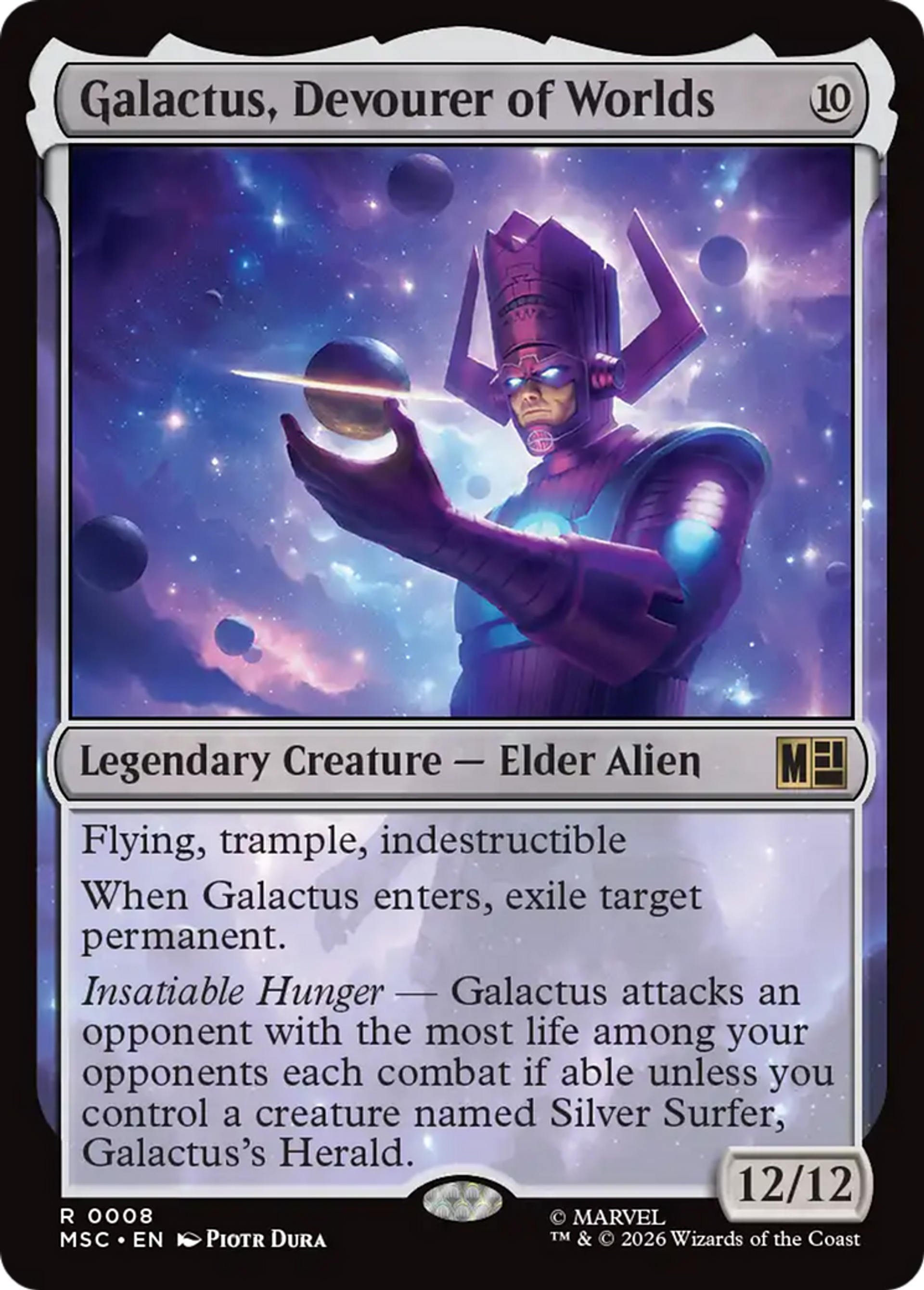 Galactus, Devourer of Worlds — Marvel Super Heroes Commander — Magic: The Gathering