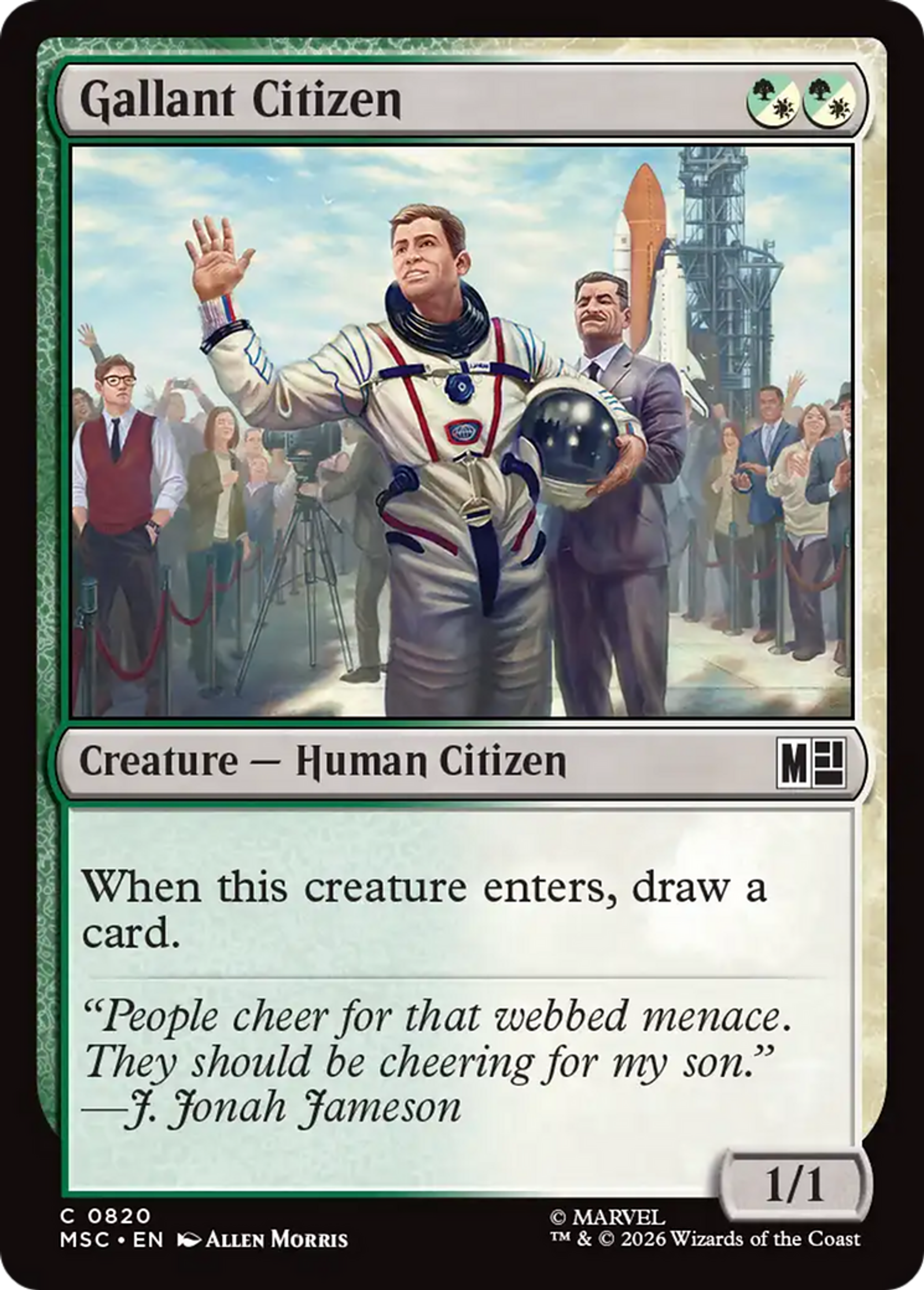 Gallant Citizen — Marvel Super Heroes Commander — Magic: The Gathering