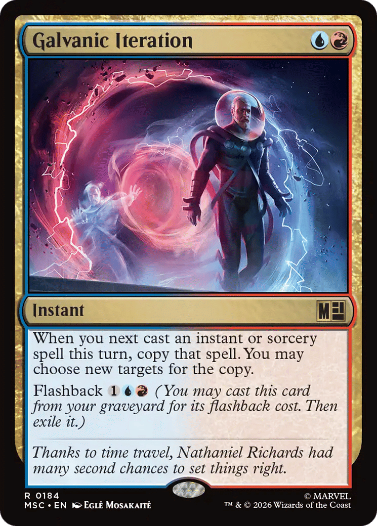 Galvanic Iteration — Marvel Super Heroes Commander — Magic: The Gathering