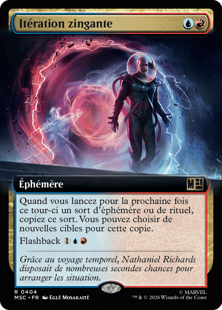 Itération zingante — Marvel Super Heroes Commander — Magic: The Gathering