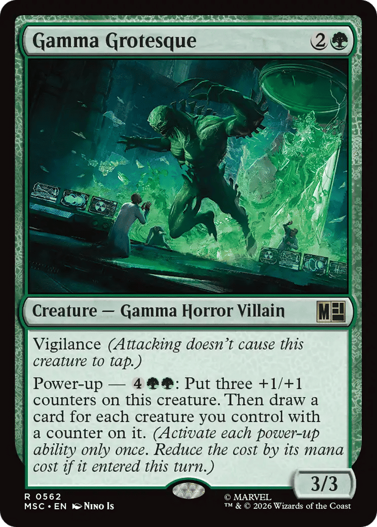 Gamma Grotesque — Marvel Super Heroes Commander — Magic: The Gathering
