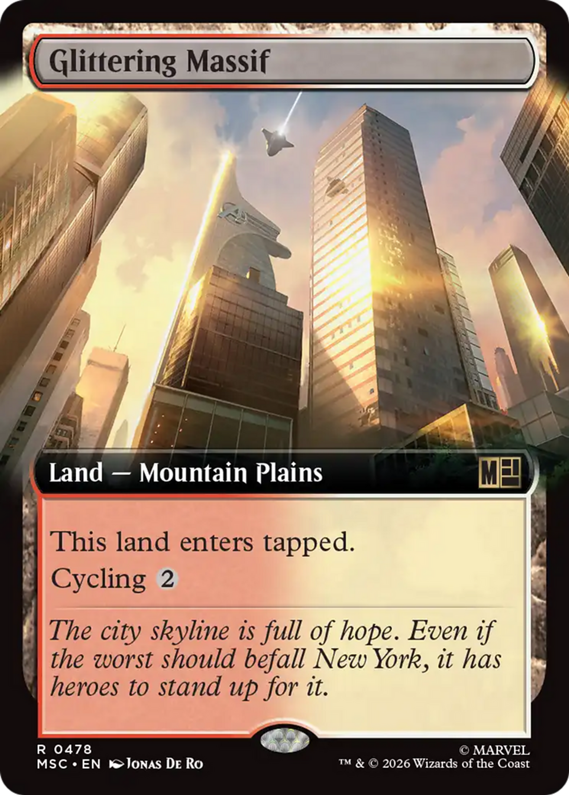 Glittering Massif — Marvel Super Heroes Commander — Magic: The Gathering