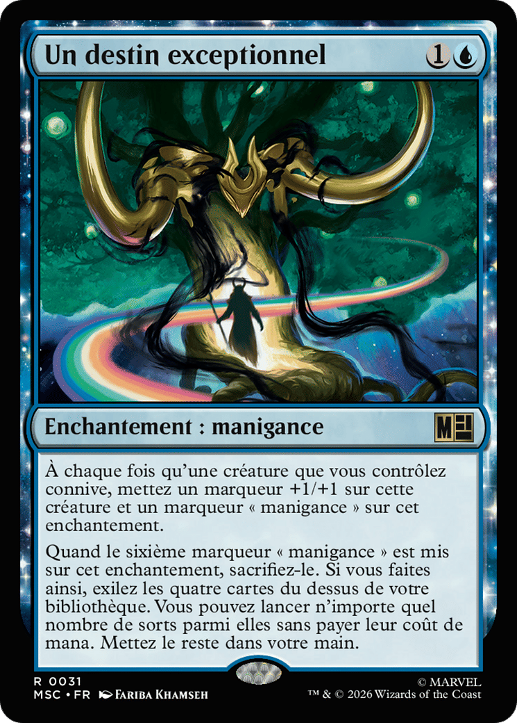 Un destin exceptionnel from Marvel Super Heroes Commander - Magic: The Gathering