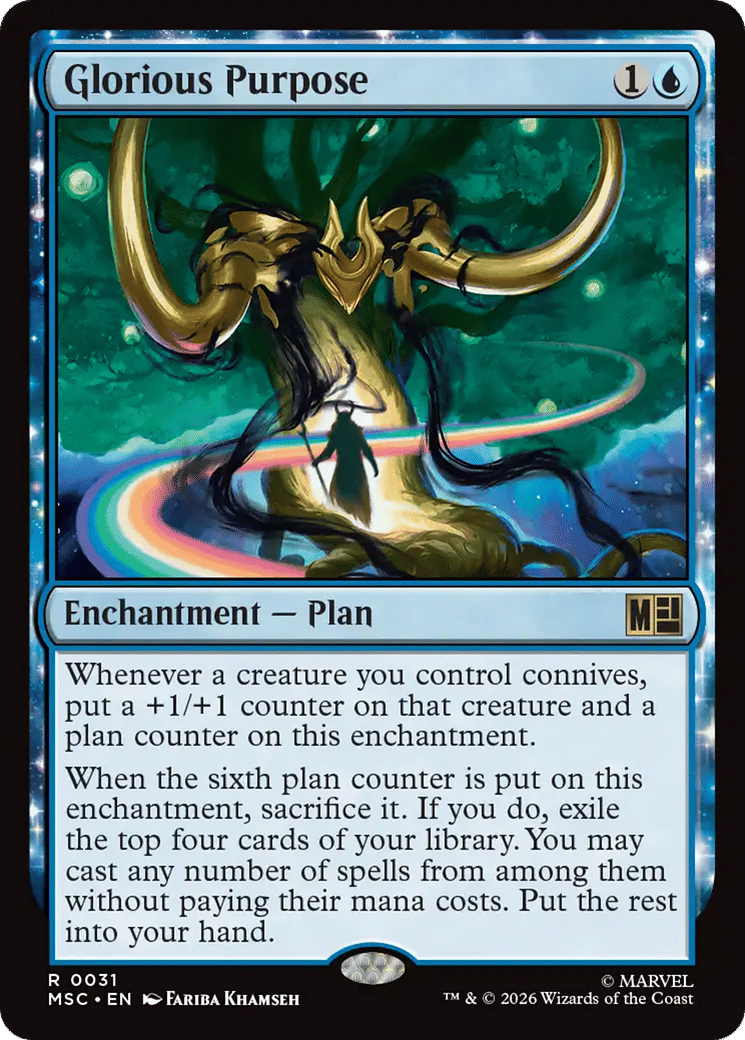 Glorious Purpose — Marvel Super Heroes Commander — Magic: The Gathering