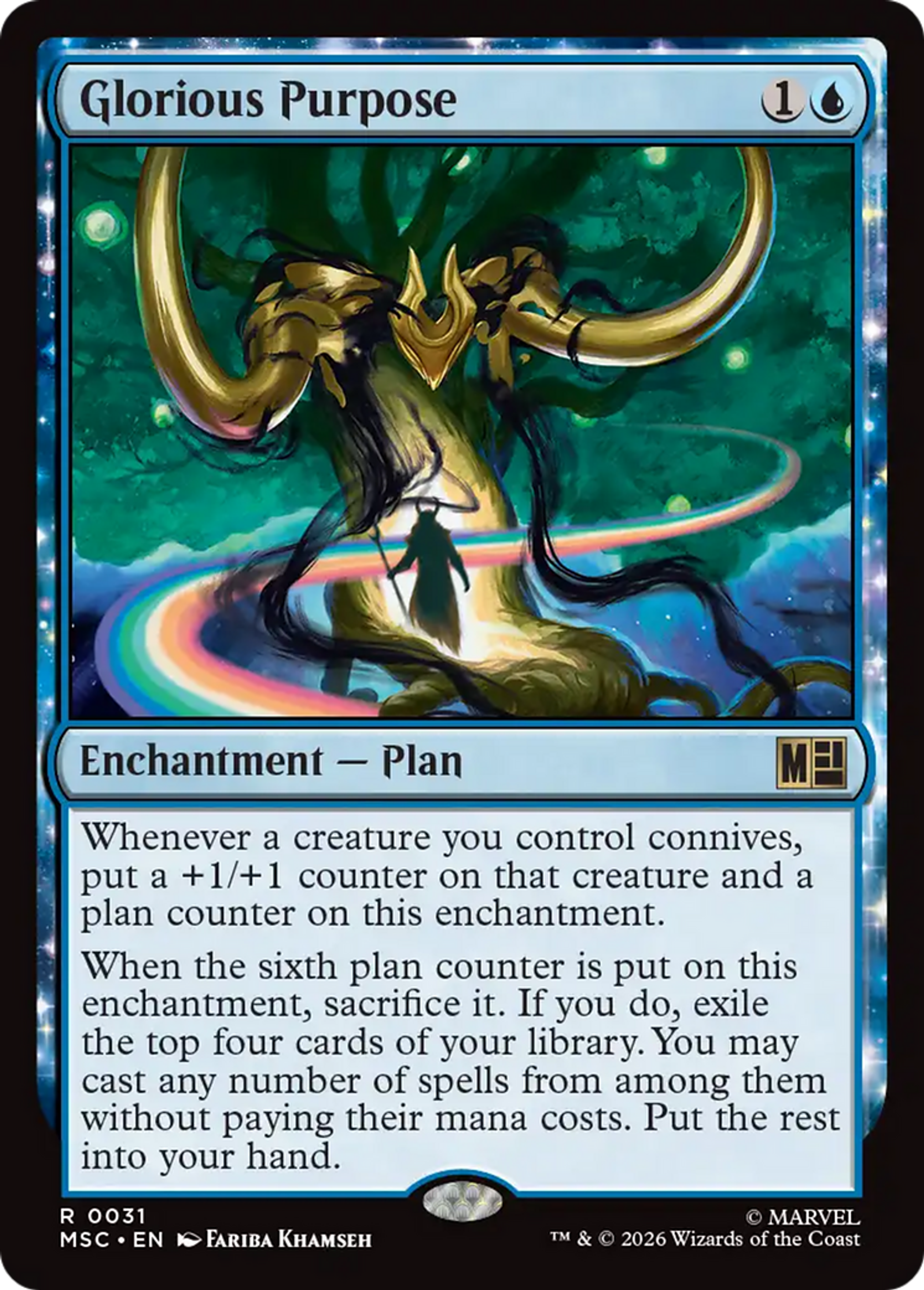 Glorious Purpose — Marvel Super Heroes Commander — Magic: The Gathering